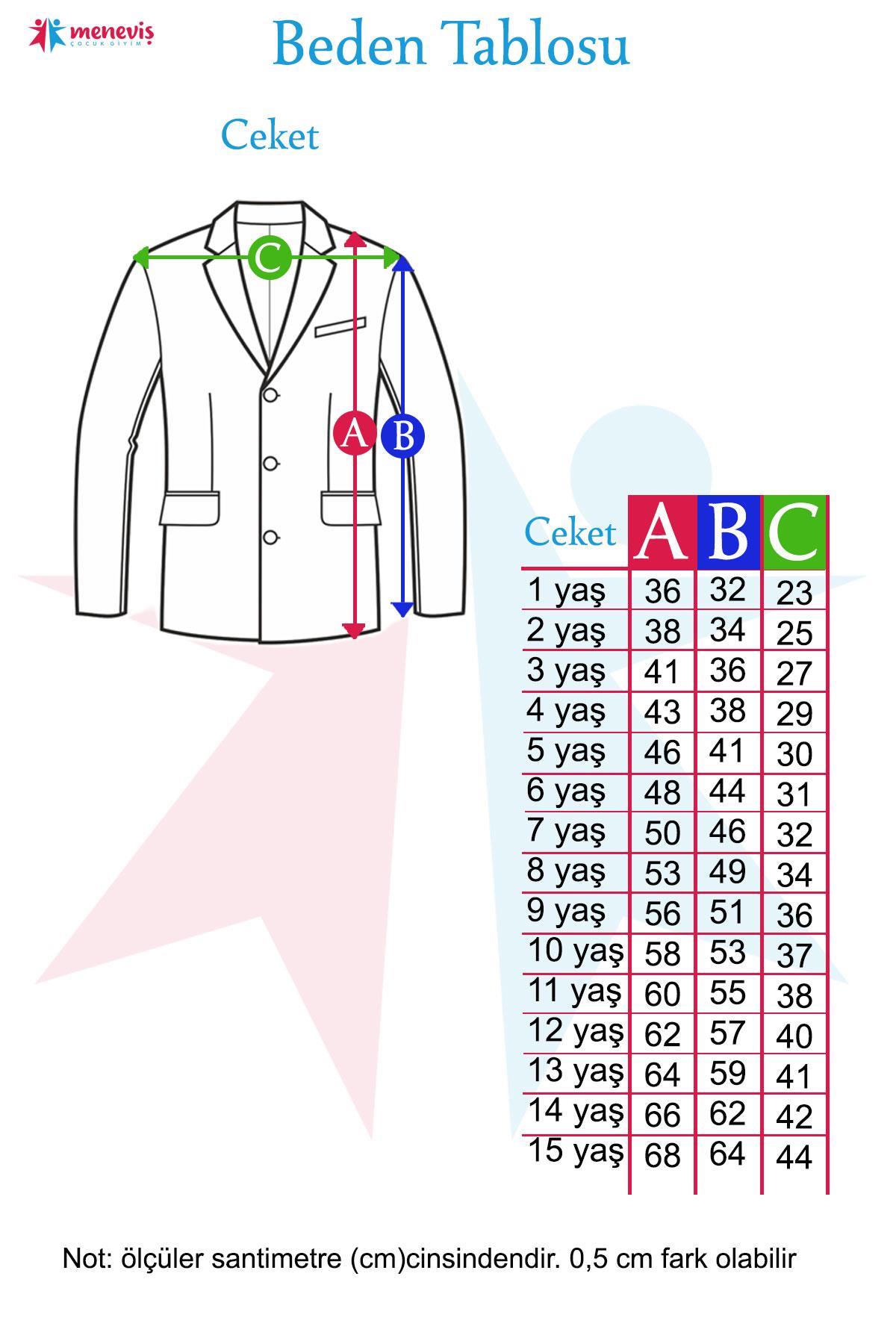 Doctor Junior Erkek Çocuk Slim Fit Tek Düğme Ceket