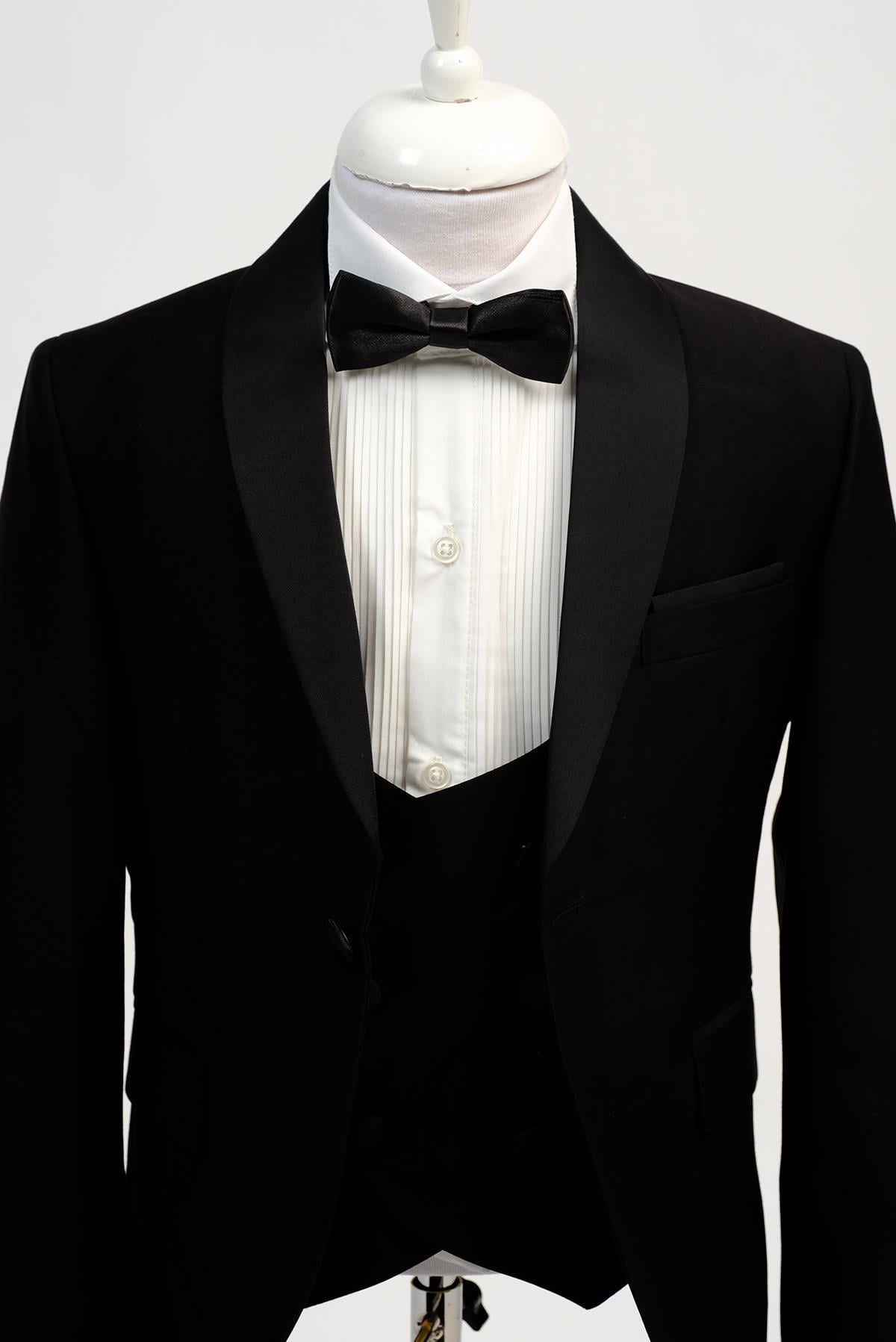 Doctor Junior Erkek Çocuk Smokin Takım Elbise Slim Fit