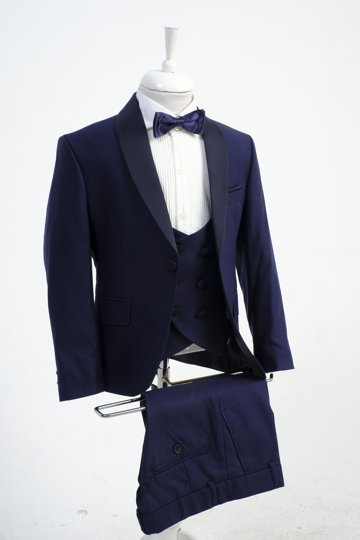 Doctor Junior Erkek Çocuk Smokin Takım Elbise Slim Fit