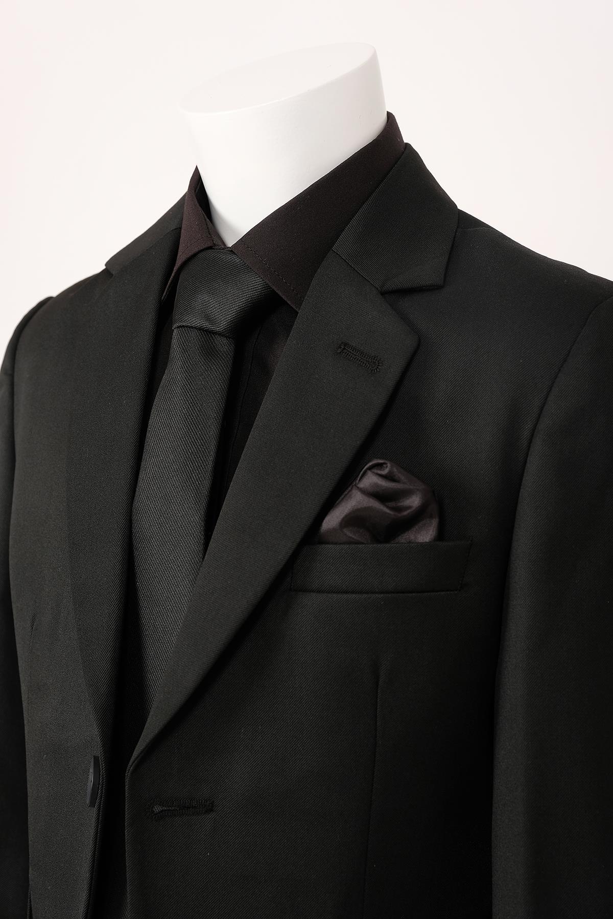 Doctor Junior Gabardin Slim Fit Erkek Çocuk Takım Elbise