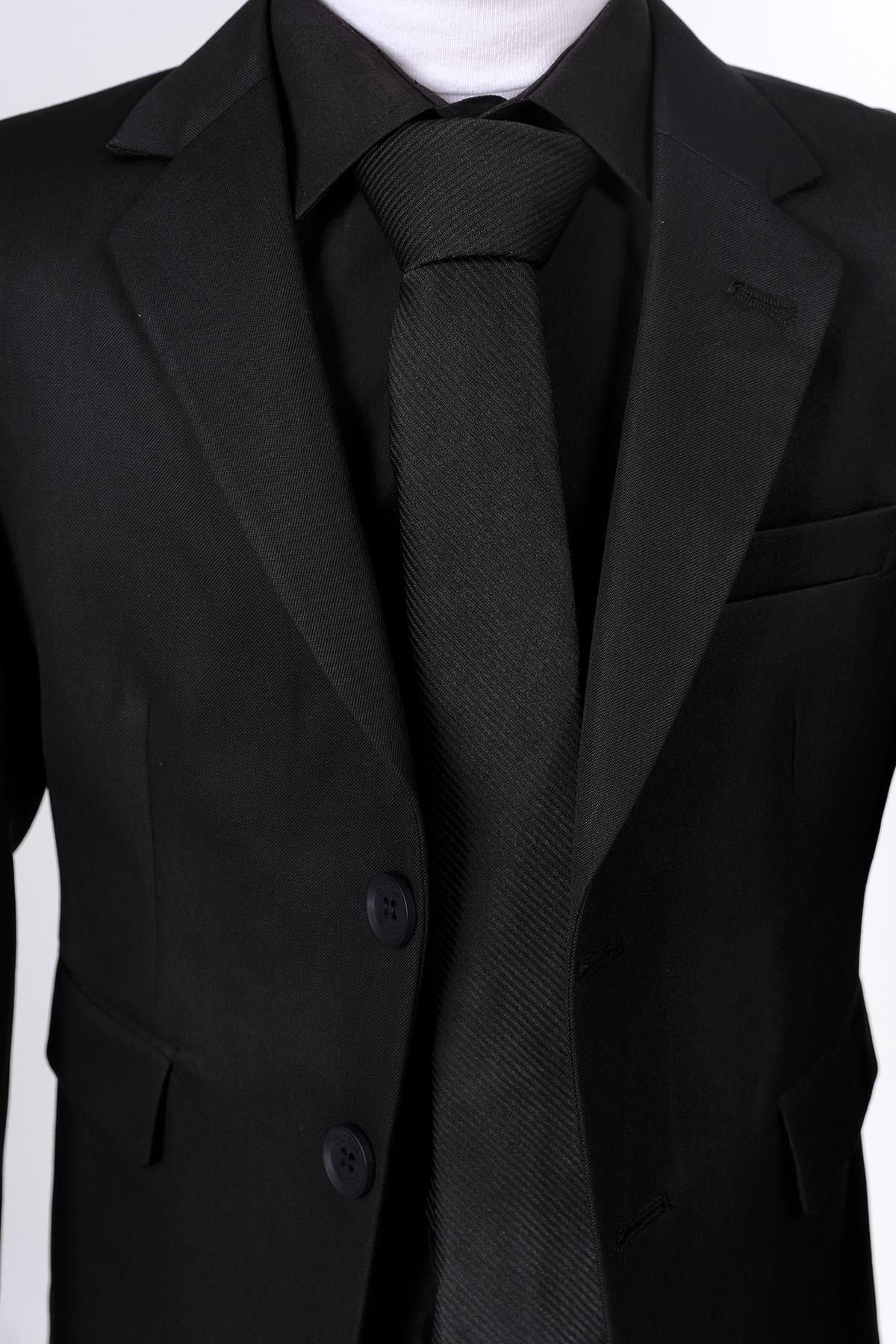 Doctor Junior Gabardin Slim Fit Erkek Çocuk Takım Elbise