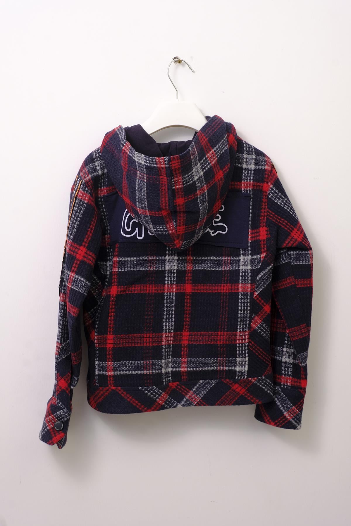 doctor junior kapüşonlu erkek çocuk oduncu sweatshirt