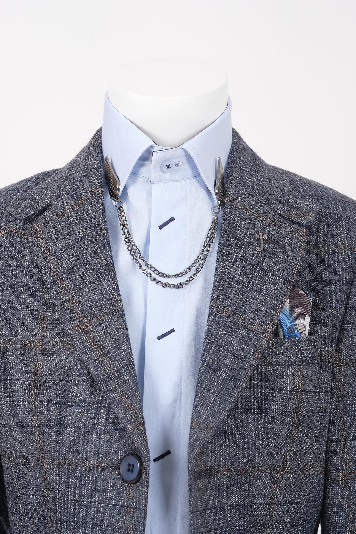 Doctor Junior Slim Fit Erkek Çocuk Ceket_mnvs01426