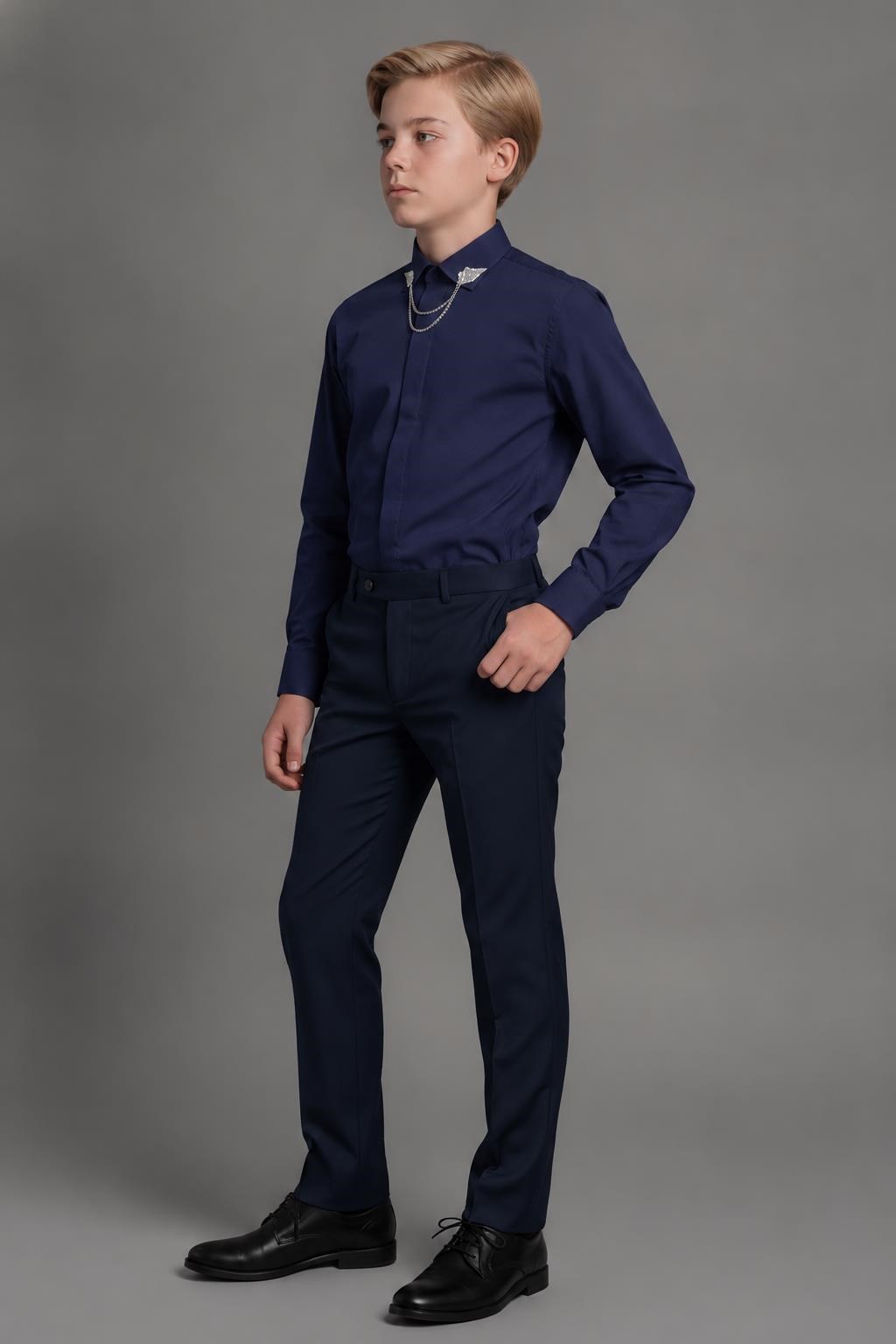 Doctor Junior Slim Fit Erkek Çocuk Kumaş Pantolon