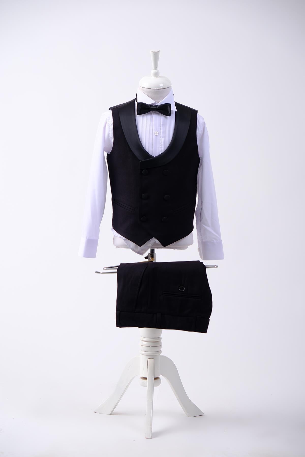 Doctor Junior Slim Fit Erkek Çocuk Smokin Takım Elbise