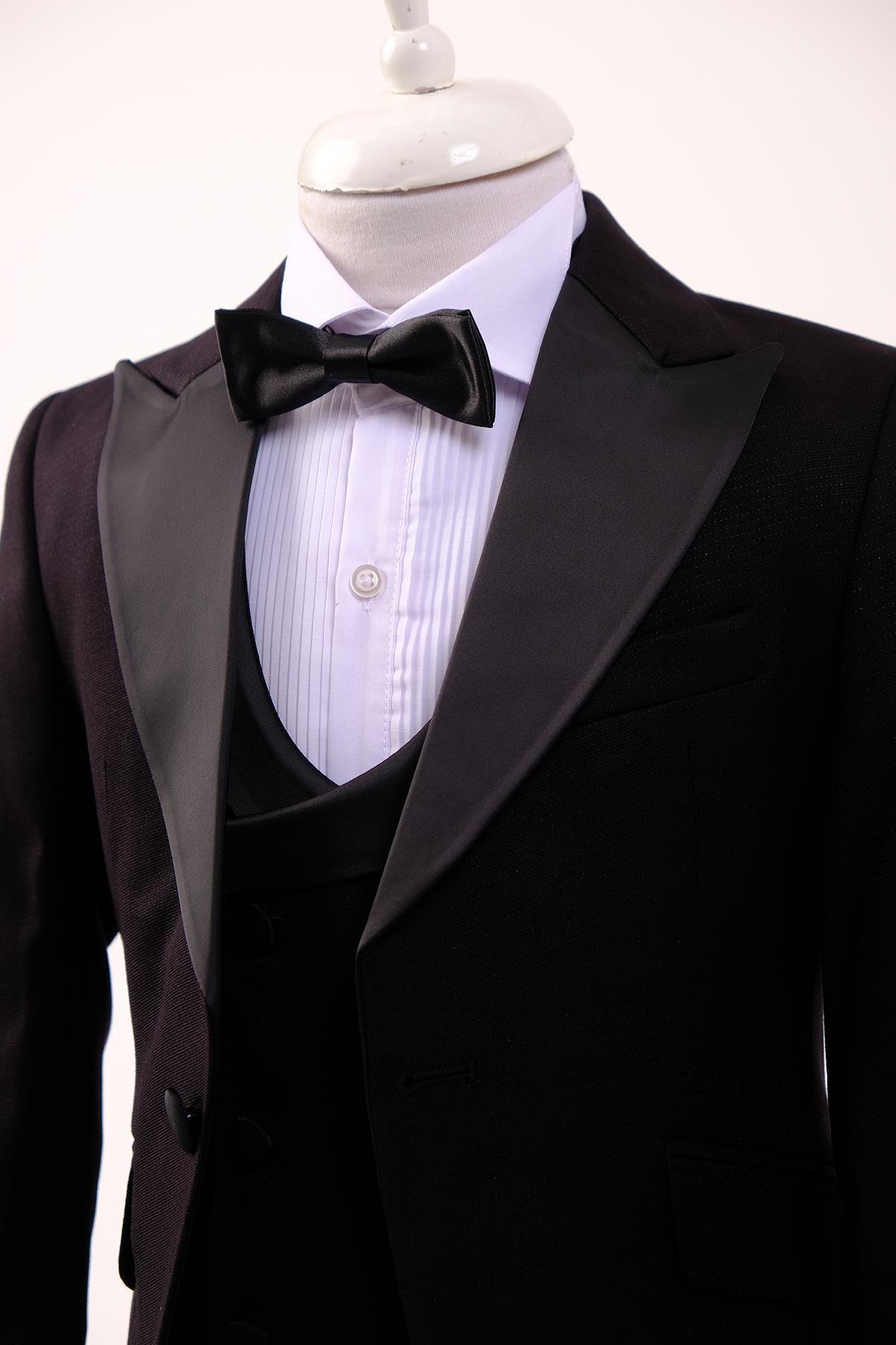 Doctor Junior Slim Fit Erkek Çocuk Smokin Takım Elbise