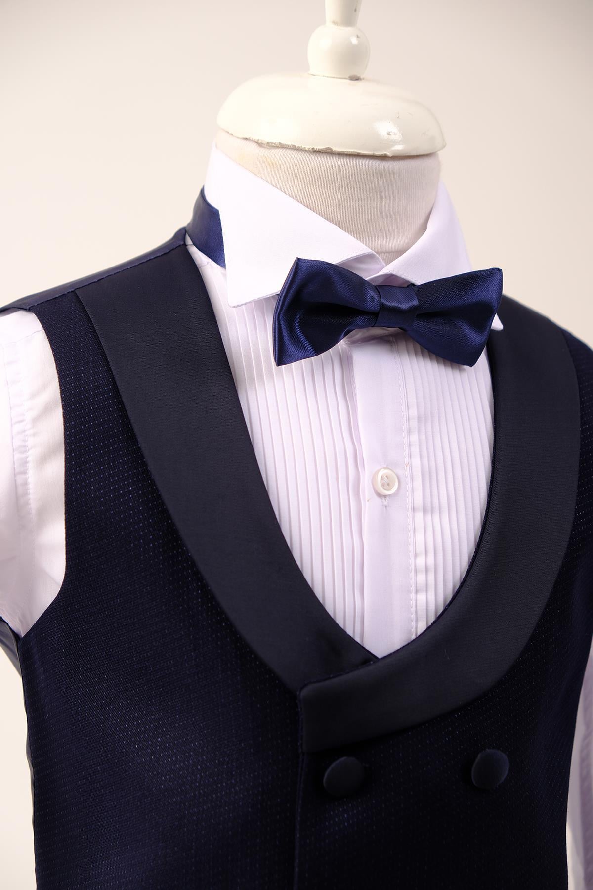 Doctor Junior Slim Fit Erkek Çocuk Smokin Takım Elbise
