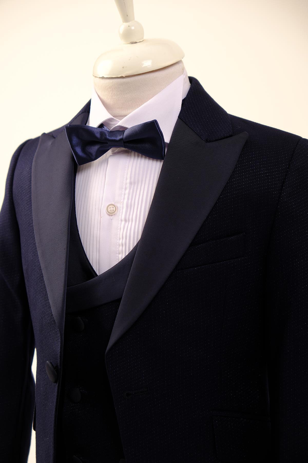 Doctor Junior Slim Fit Erkek Çocuk Smokin Takım Elbise