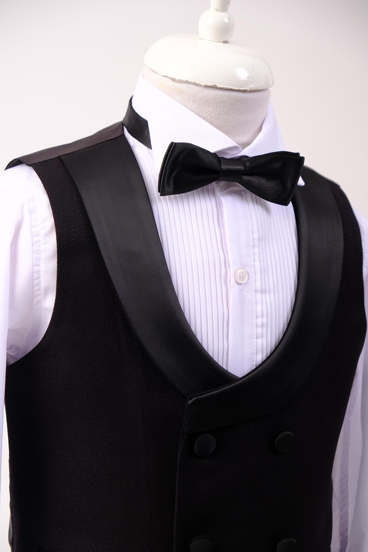 Doctor Junior Slim Fit Erkek Çocuk Smokin Takım Elbise