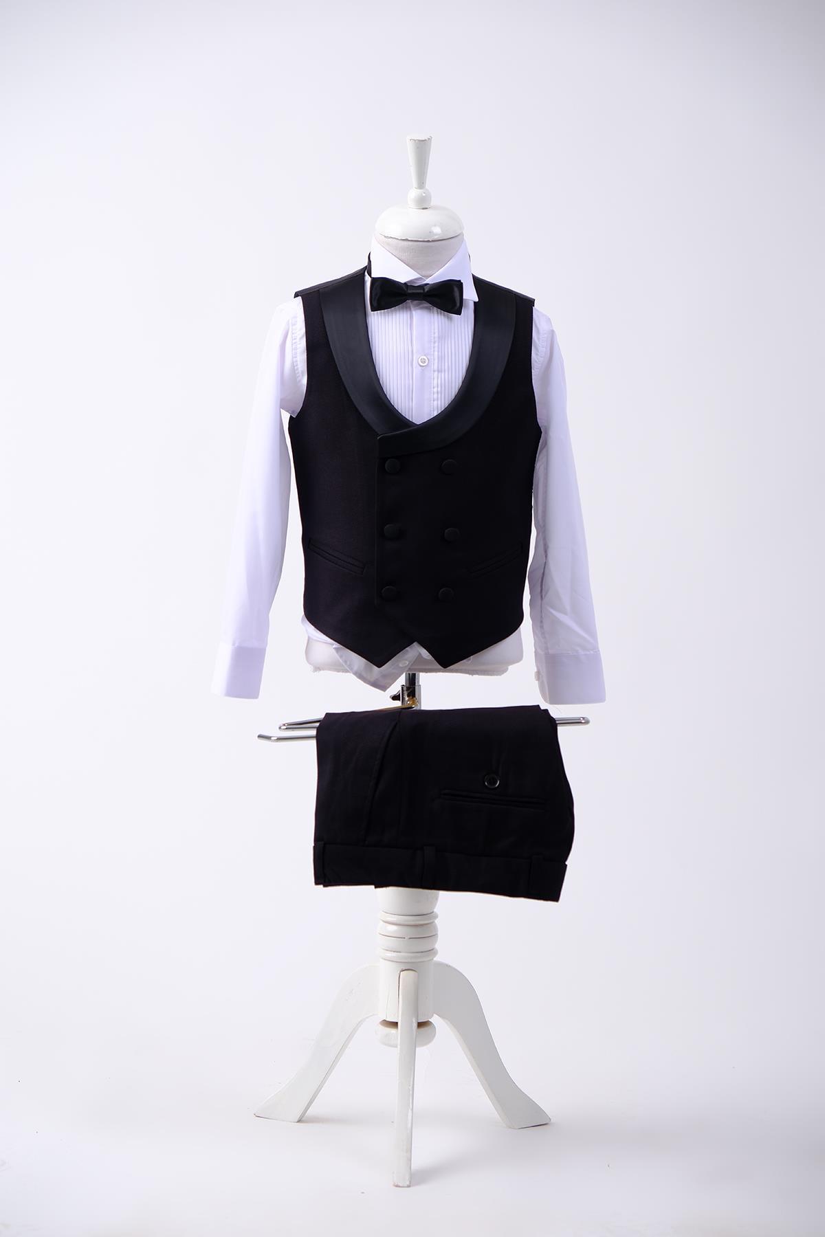Doctor Junior Slim Fit Erkek Çocuk Smokin Takım Elbise