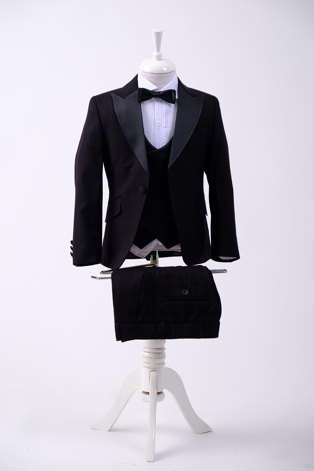 Doctor Junior Slim Fit Erkek Çocuk Smokin Takım Elbise