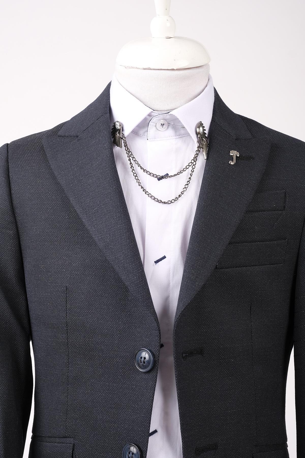 Doctor Junior Spor Slim Fit Erkek Çocuk Takım Elbise