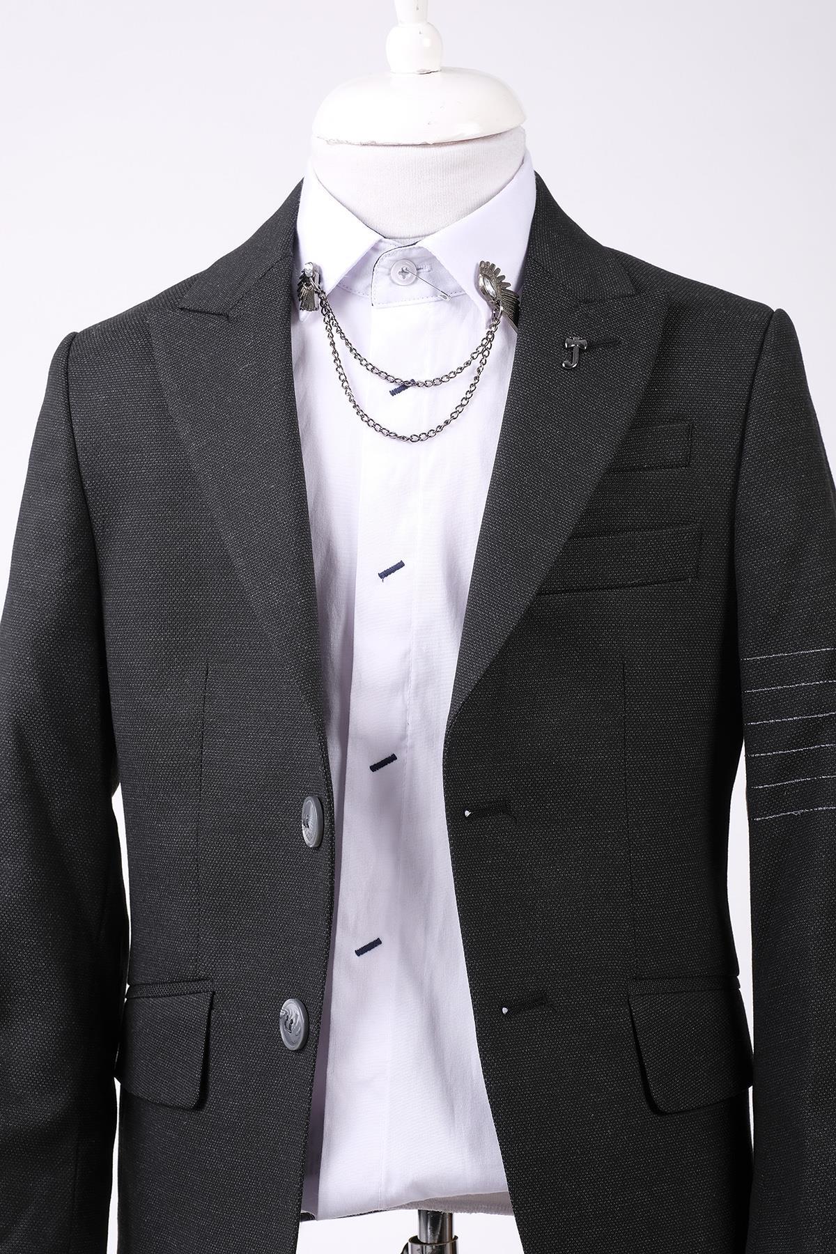 Doctor Junior Spor Slim Fit Erkek Çocuk Takım Elbise