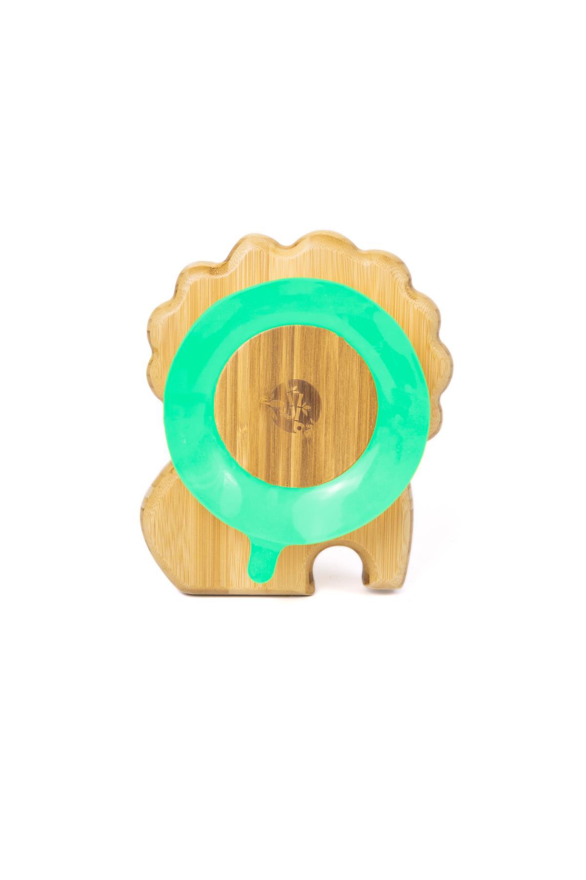 jellyboon bambu aslan vakumlu tabak (yeşil)