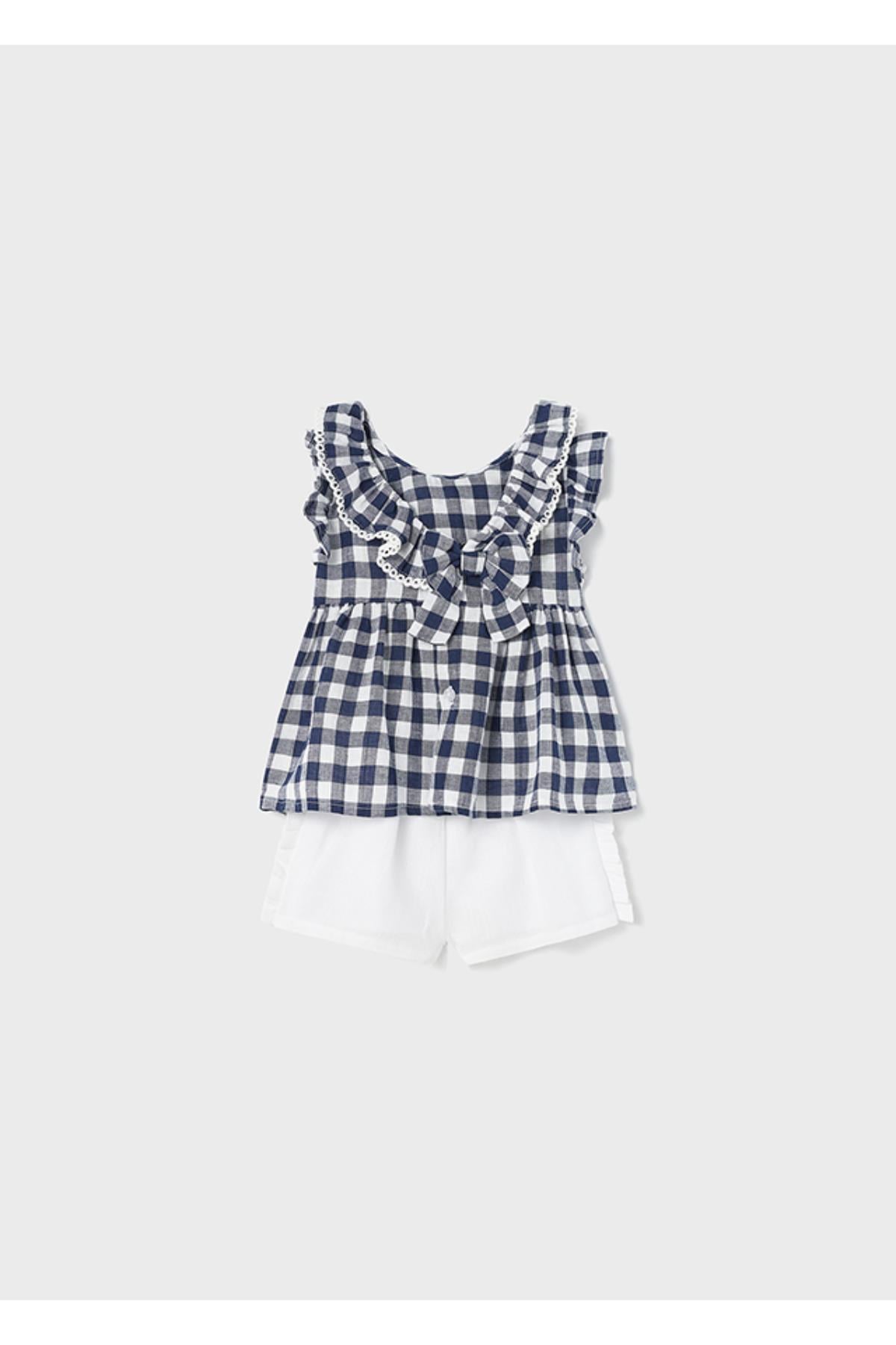 mayoral bluz şort kız çocuk takım