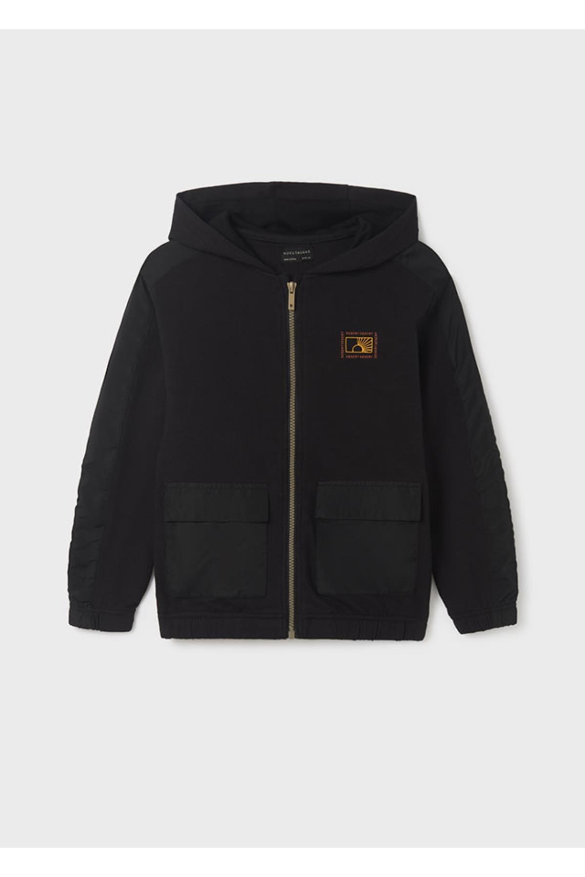 Mayoral Fermuarlı Kapüşonlu Erkek Çocuk Sweatshirt_mnvs6448