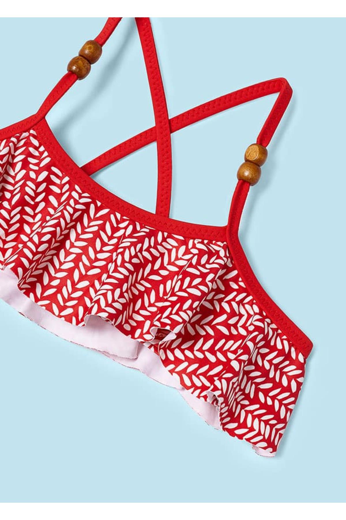 Mayoral Kız Çocuk Fırfırlı Bikini Mayo
