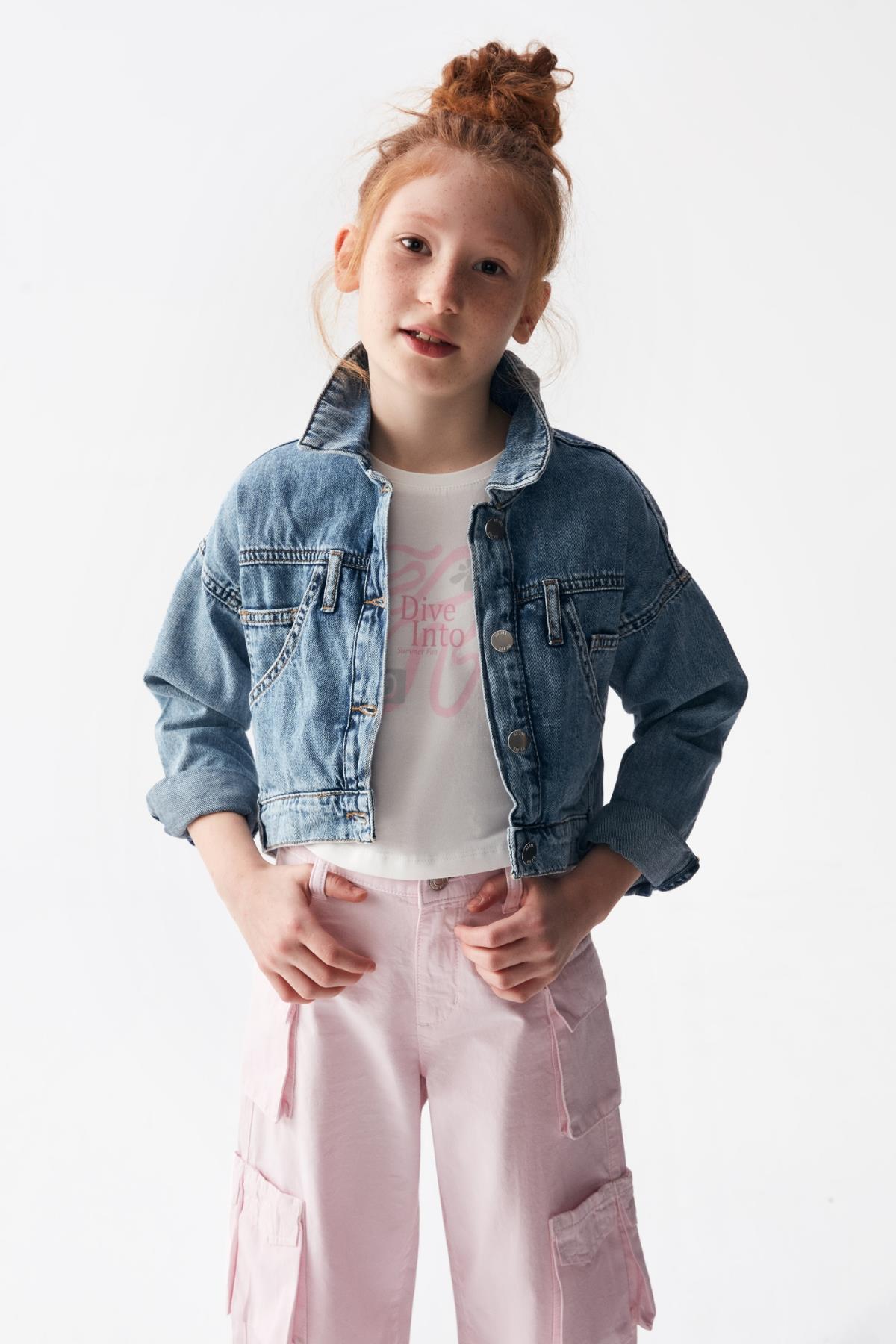 Nk Kids 2'li Kargo Pantolonlu Kız Çocuk Takım