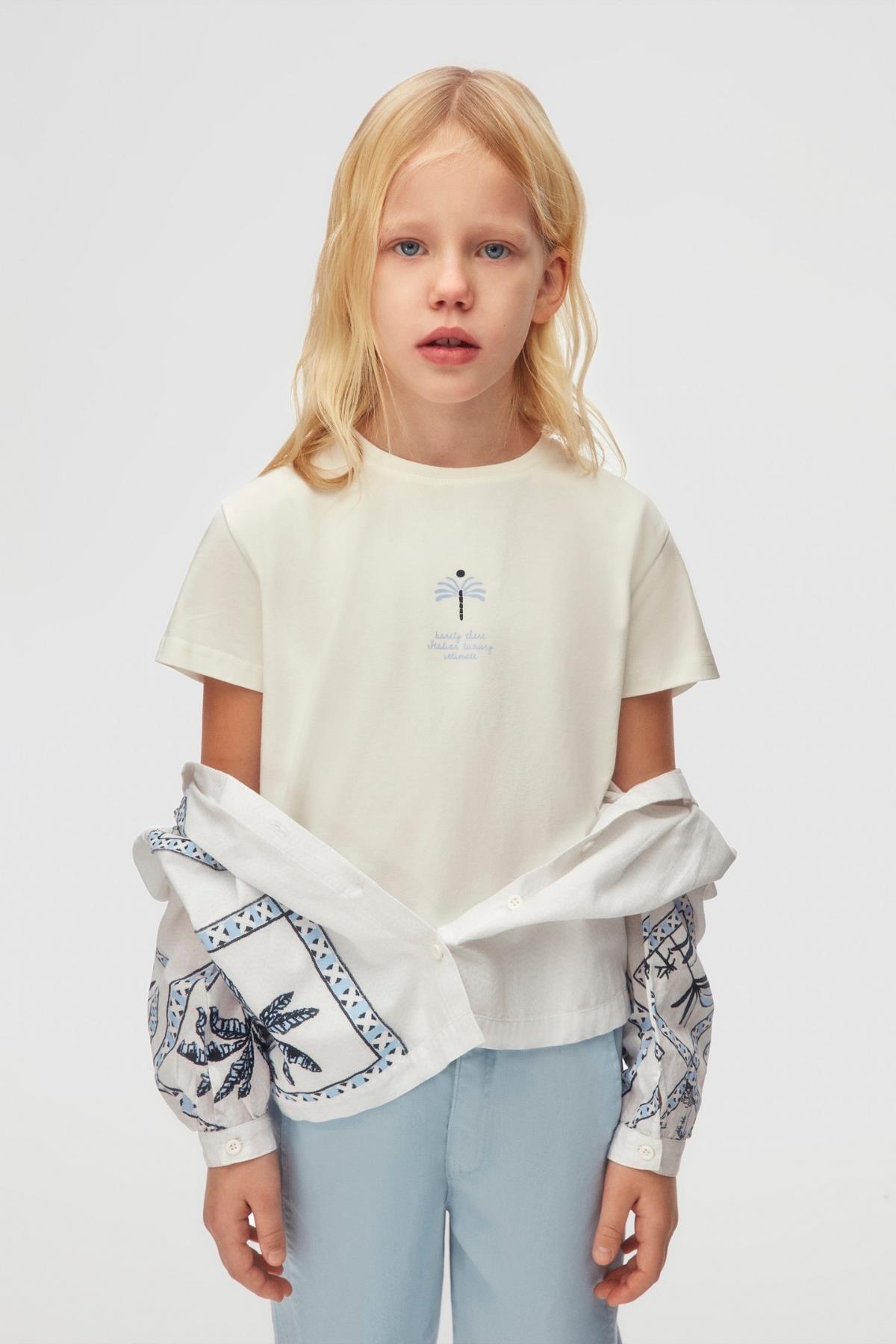 Nk Kids Camelia 3'Lü Kız Çocuk Gömlekli Takım_mnvs38424