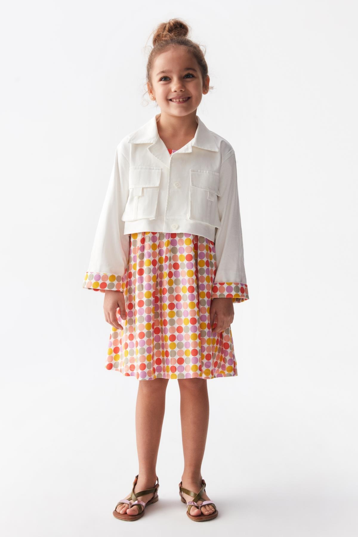 Nk Kids Colorful Kız Çocuk Elbise