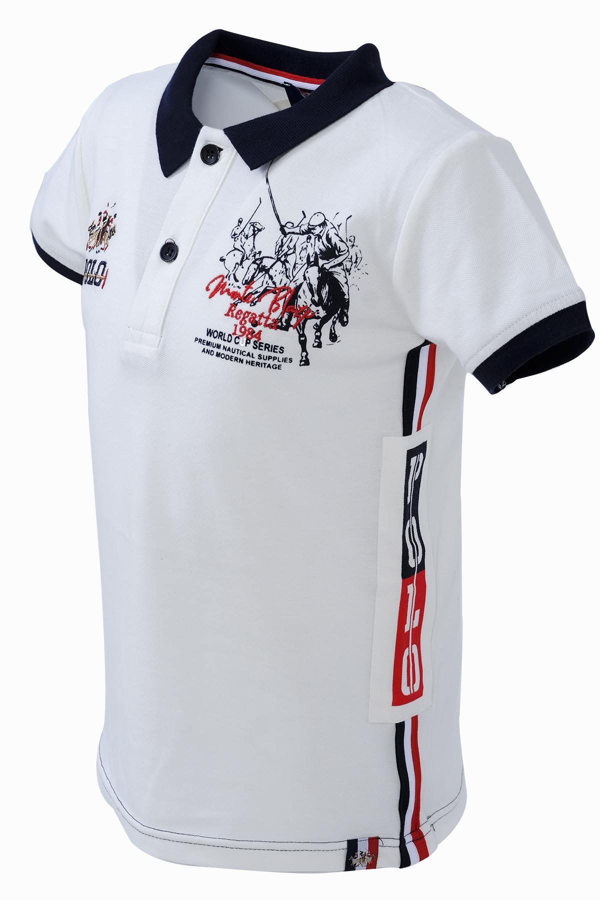 polo clup erkek çocuk polo yaka tişört