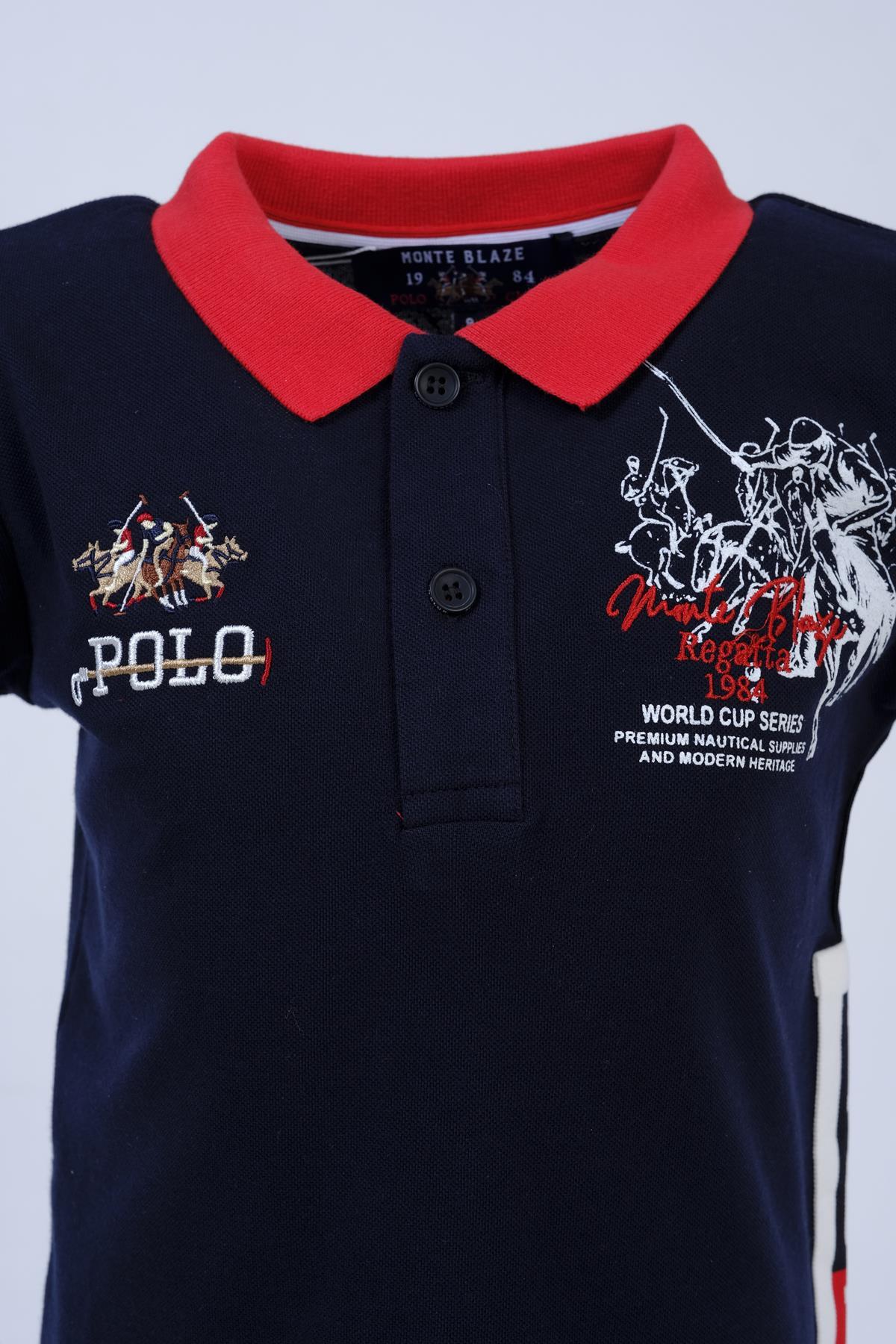 polo clup erkek çocuk polo yaka tişört