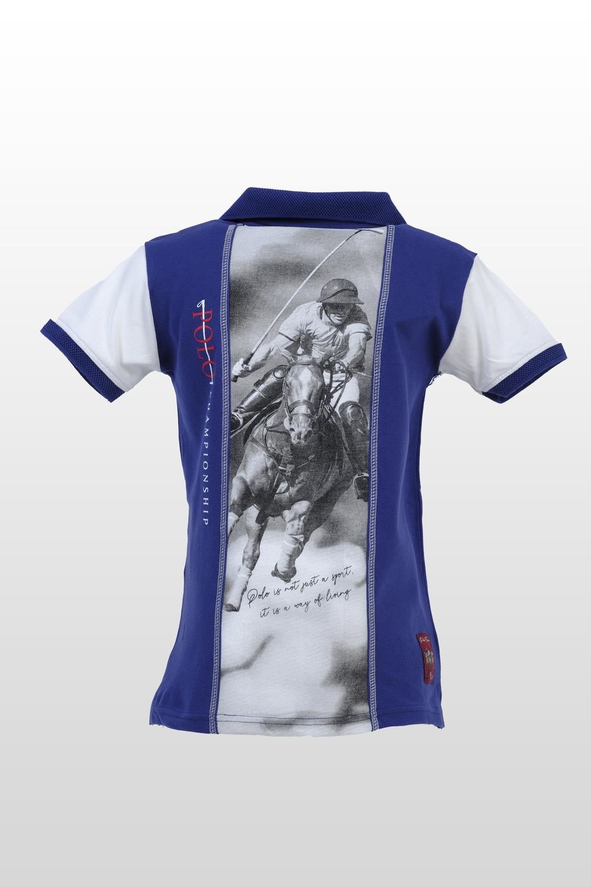 polo clup polo yaka erkek çocuk tişört