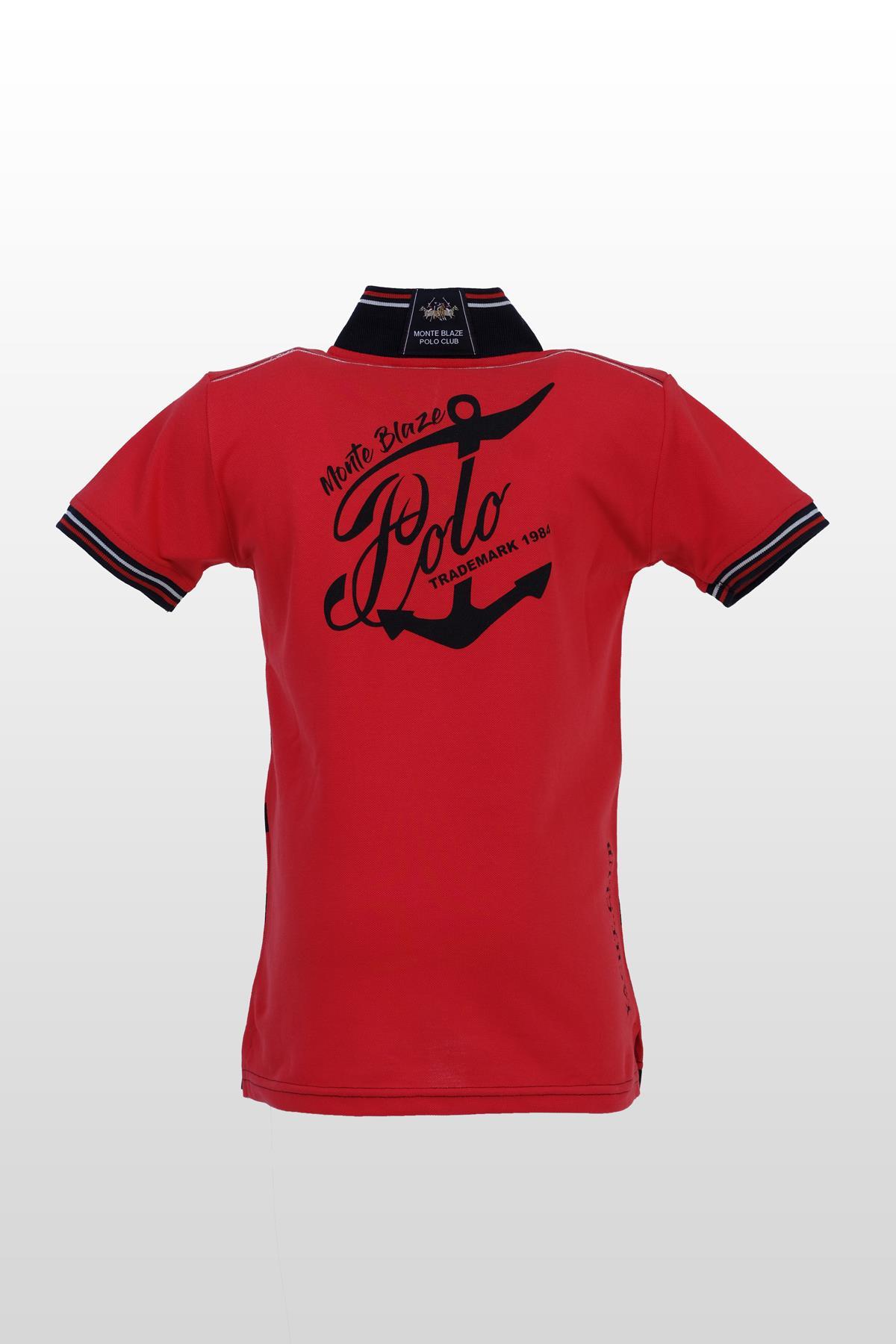 polo clup polo yaka erkek çocuk tişört