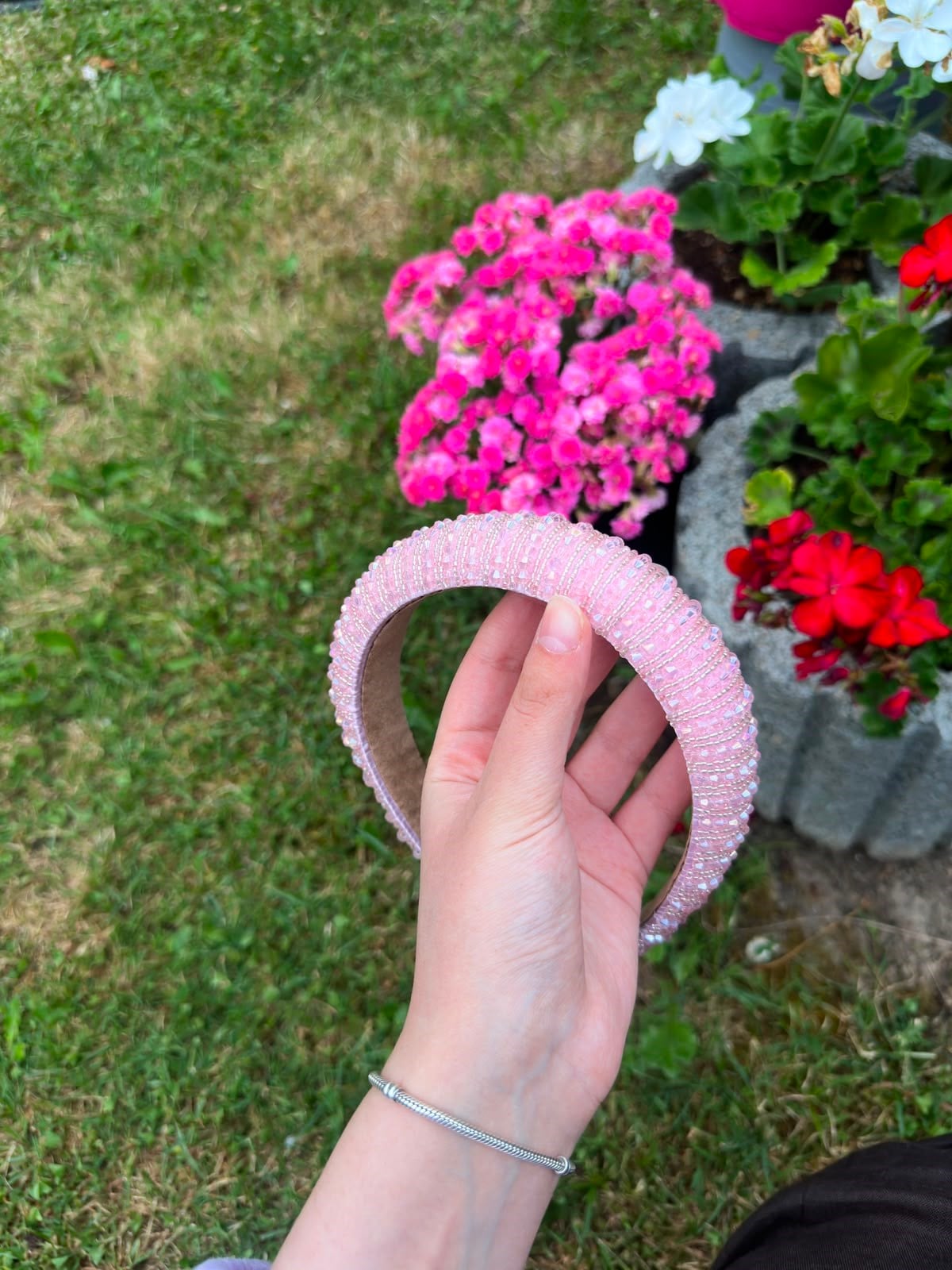 A+ Kalite Taşlı Taç Pinky