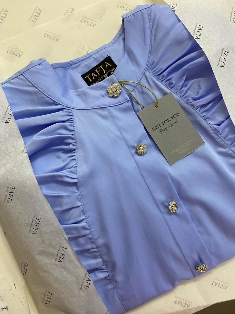 Bebe Mavisi Ahu Gömlek