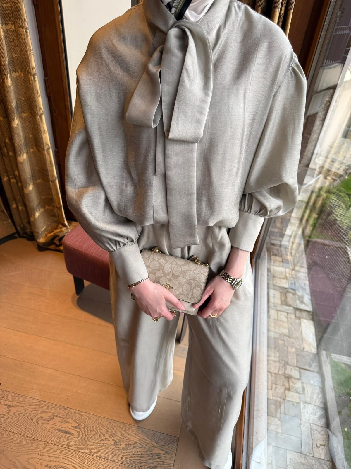 Grace Takım Natural Beige
