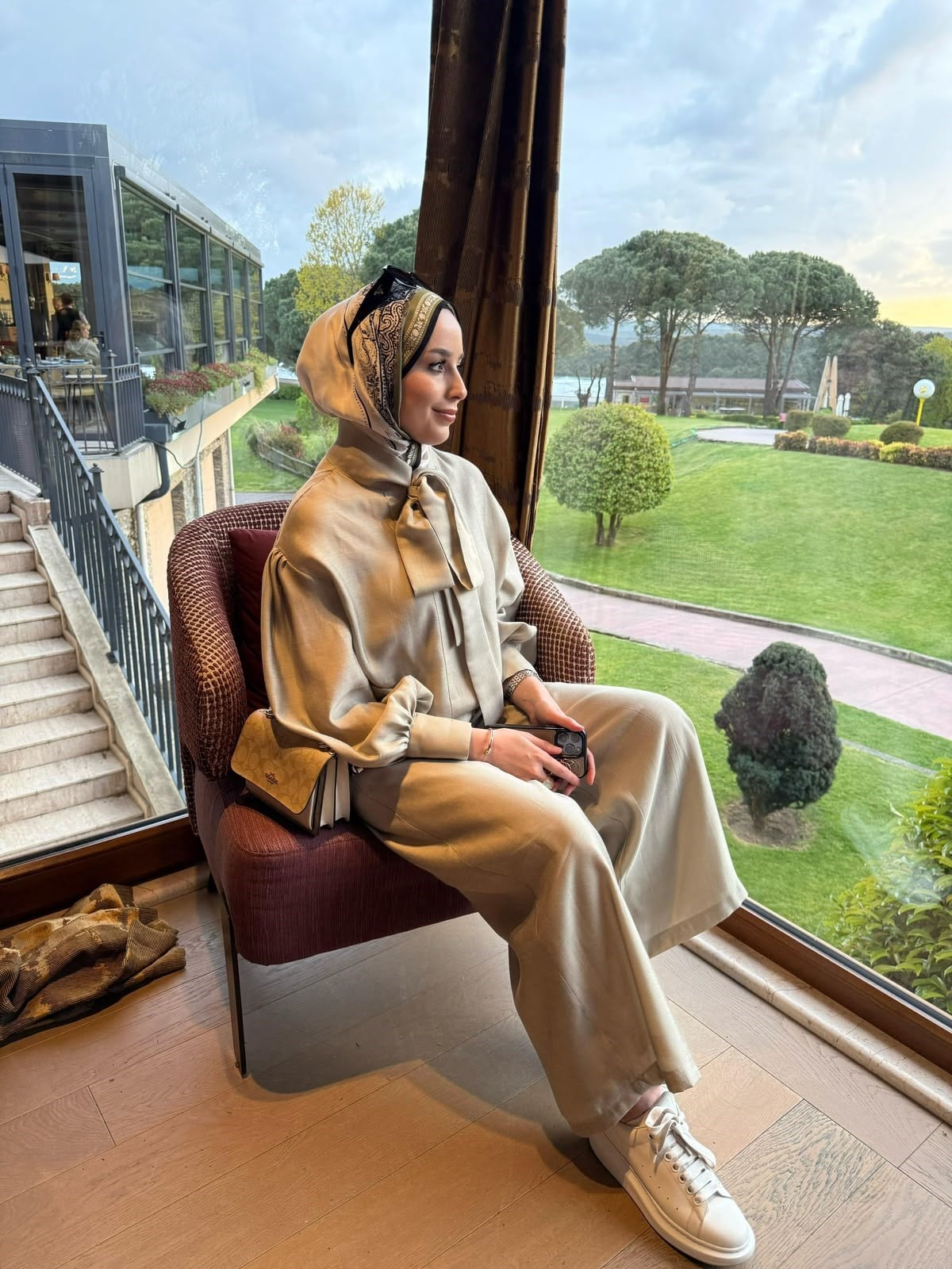 Grace Takım Natural Beige