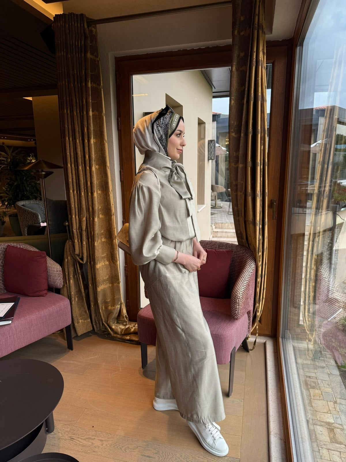 Grace Takım Natural Beige