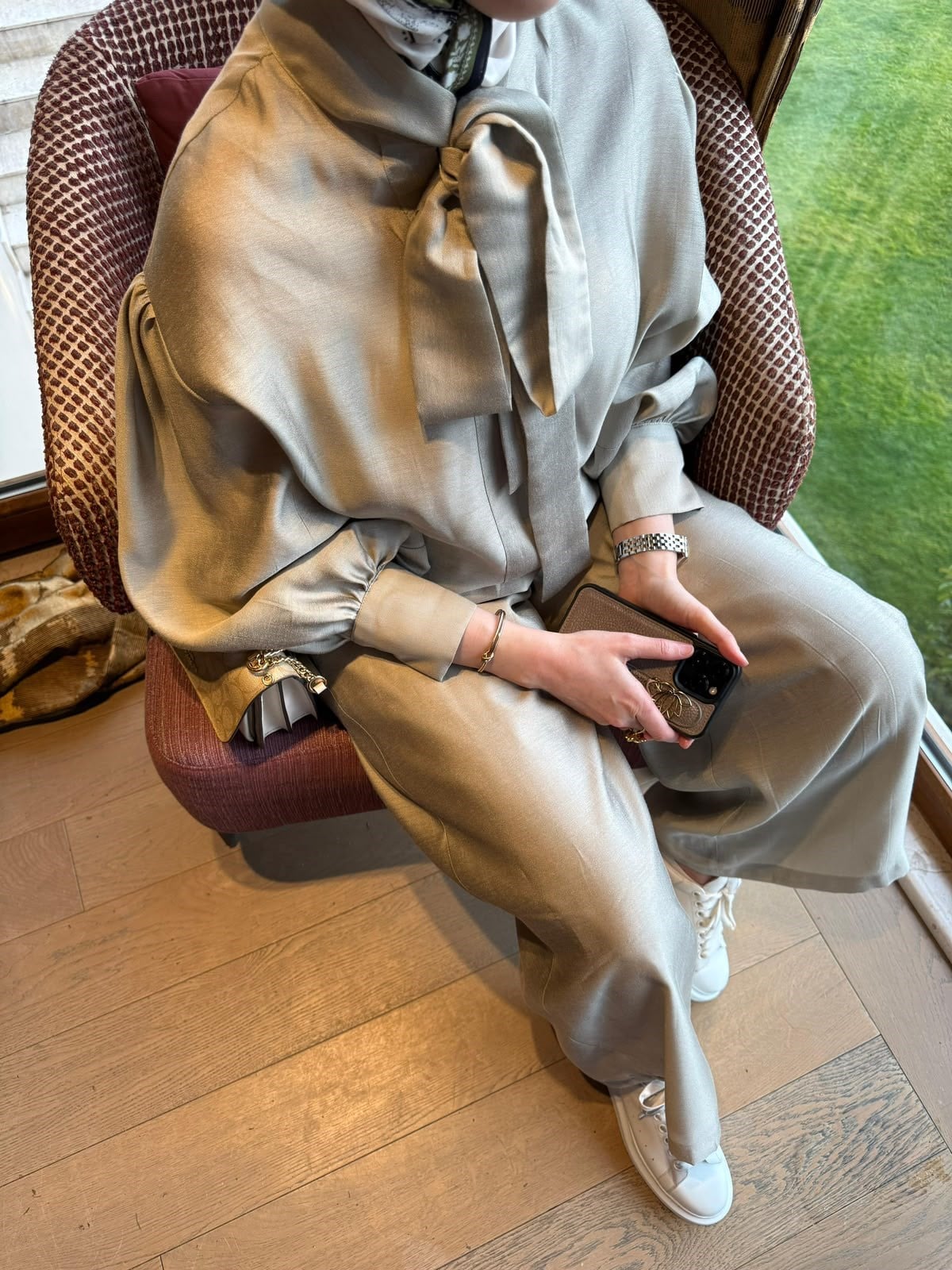Grace Takım Natural Beige