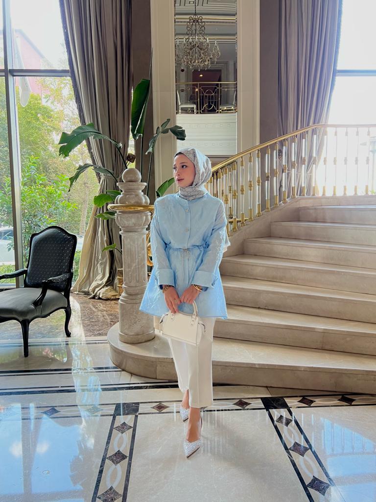 Perla Bluz Buz Mavisi