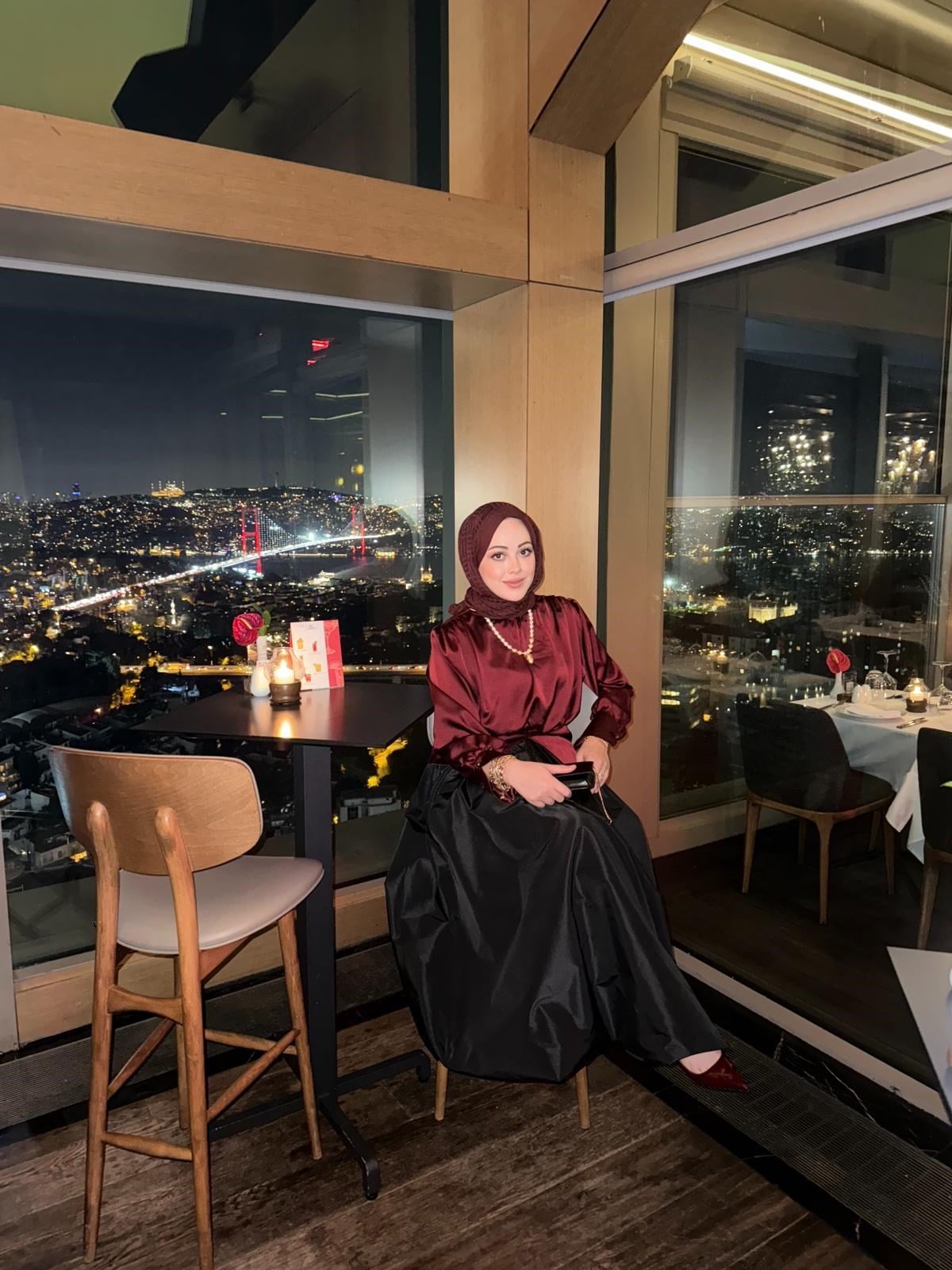 Tafta Balon Etek Siyah