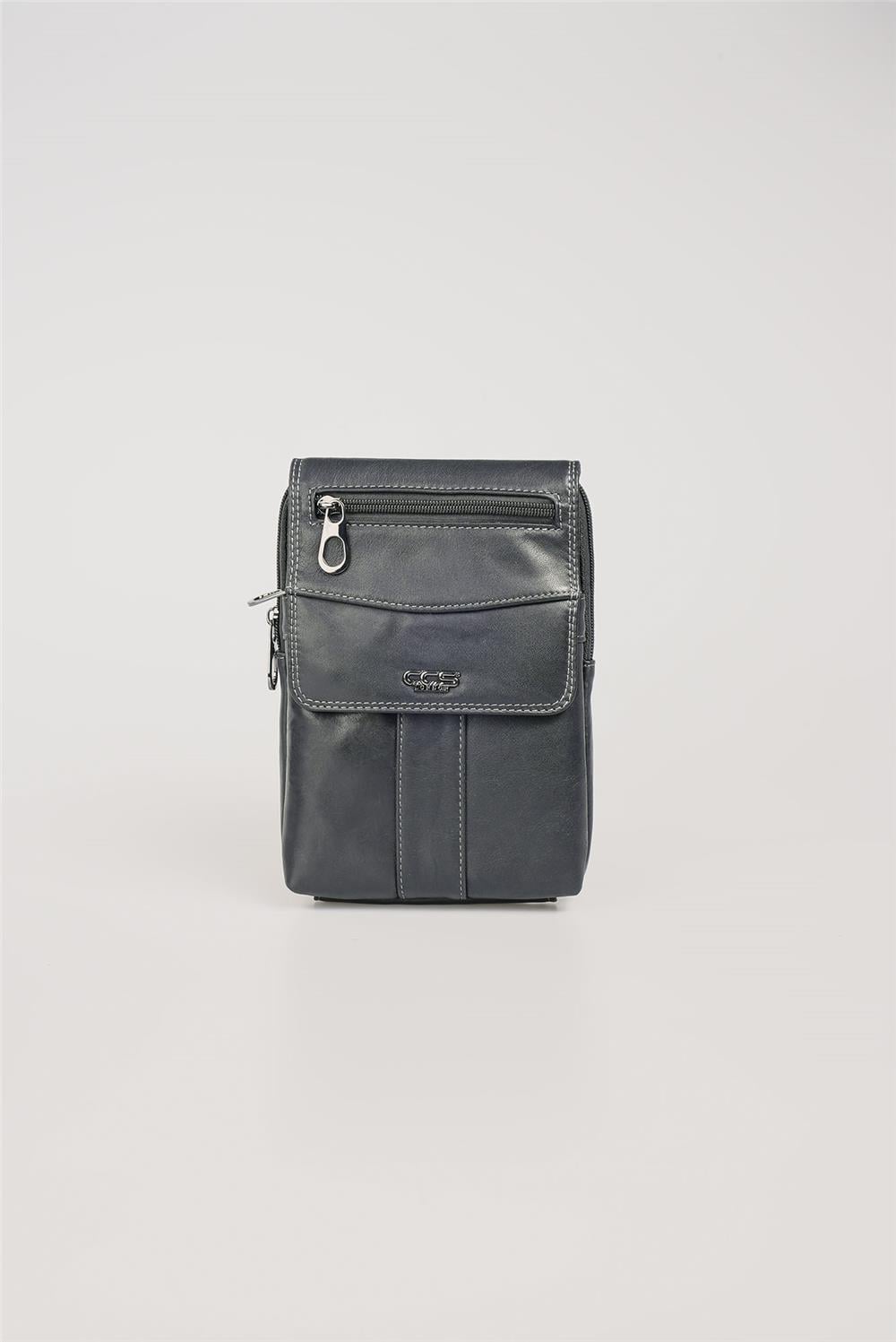 ÇÇS 31618 Hakiki Deri Askılı Çanta