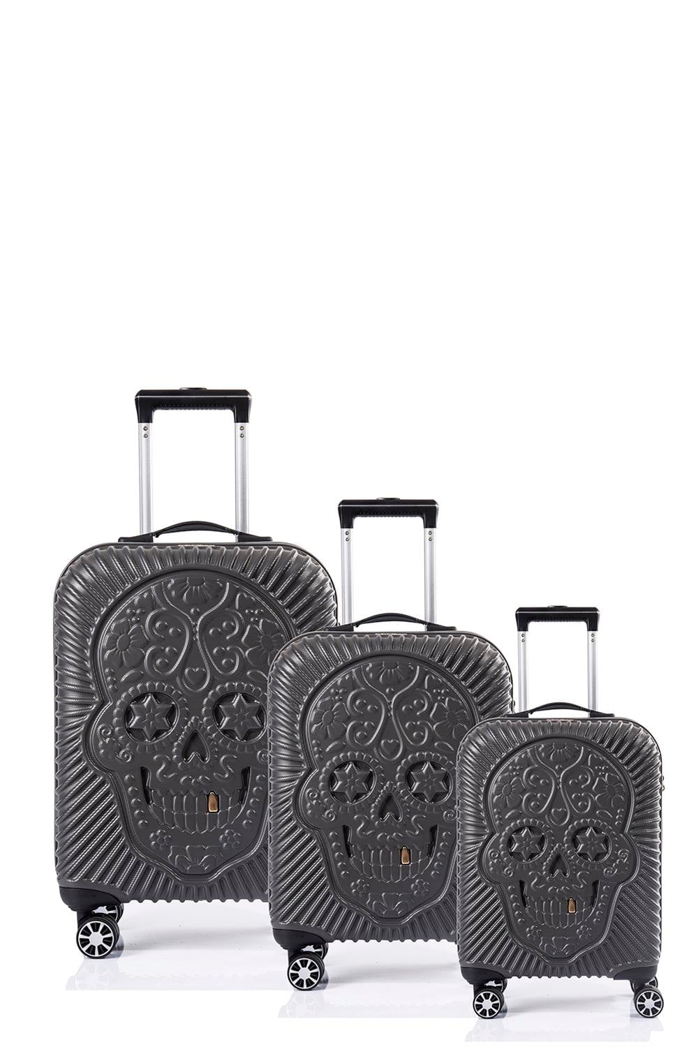 ÇÇS 5180 KURU KAFA ABS 3 LÜ VALİZ SETİ