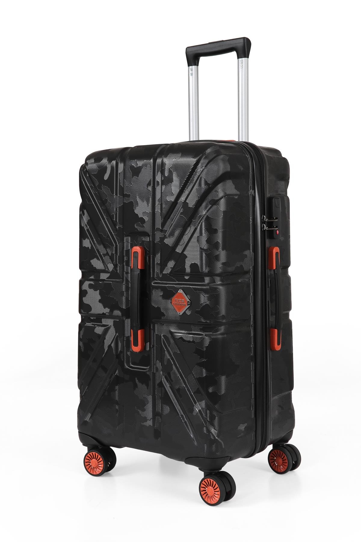ÇÇS 5243 POLİKARBON & ABS 3 LÜ VALİZ SETİ