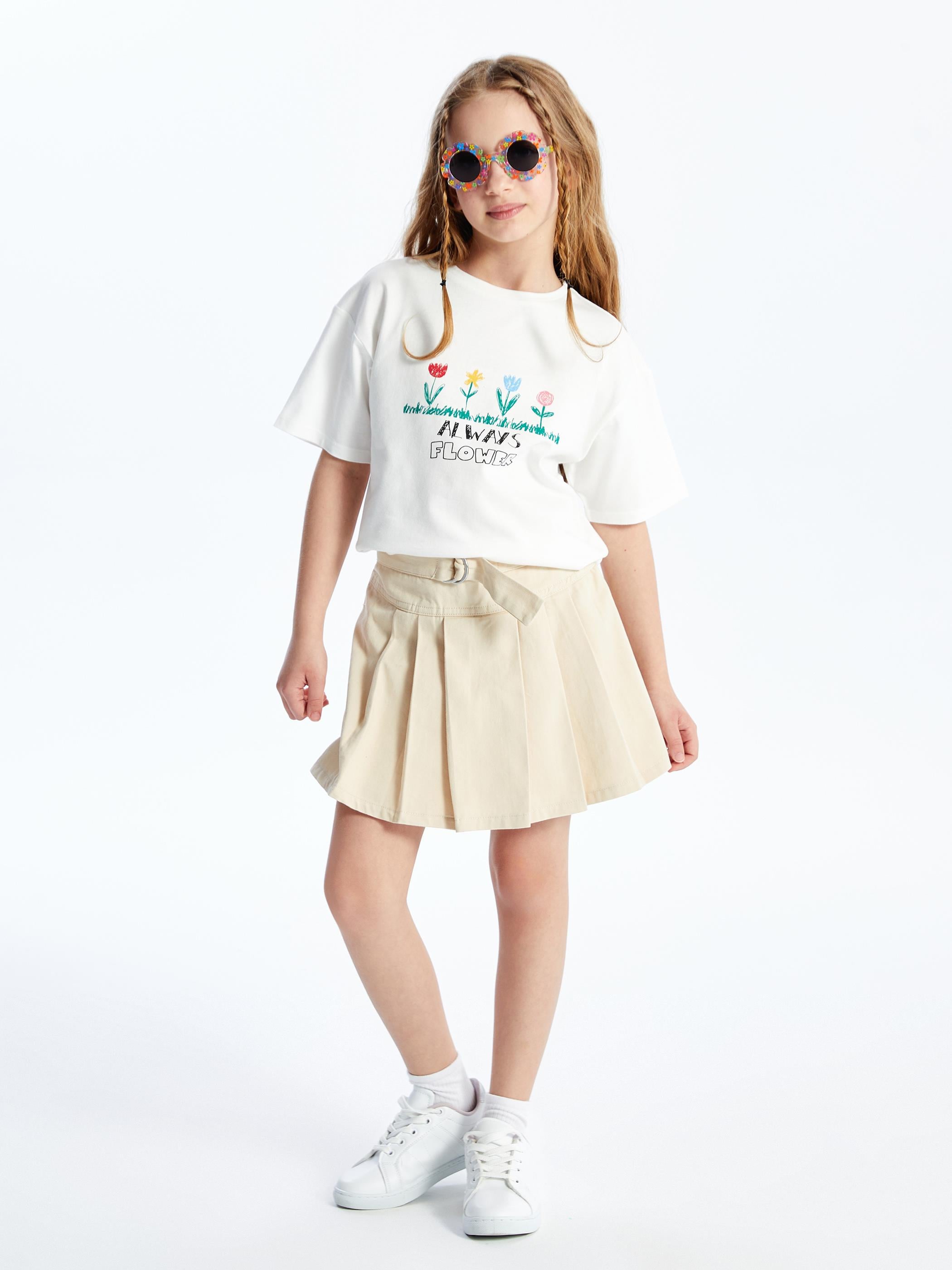 3' lü Set - Örme Baskı Detaylı Tshirt Set 4