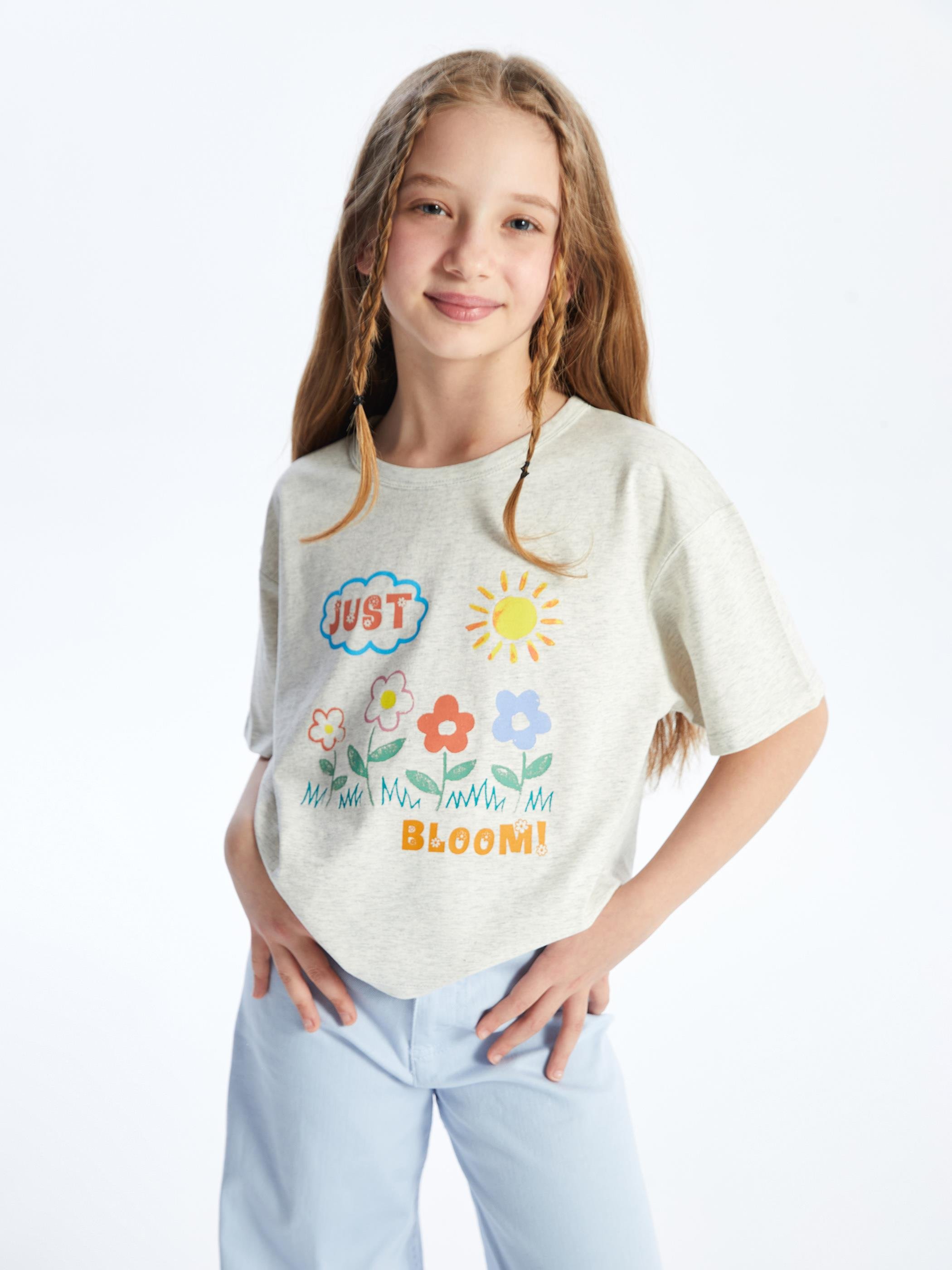 3' lü Set - Örme Baskı Detaylı Tshirt Set 3