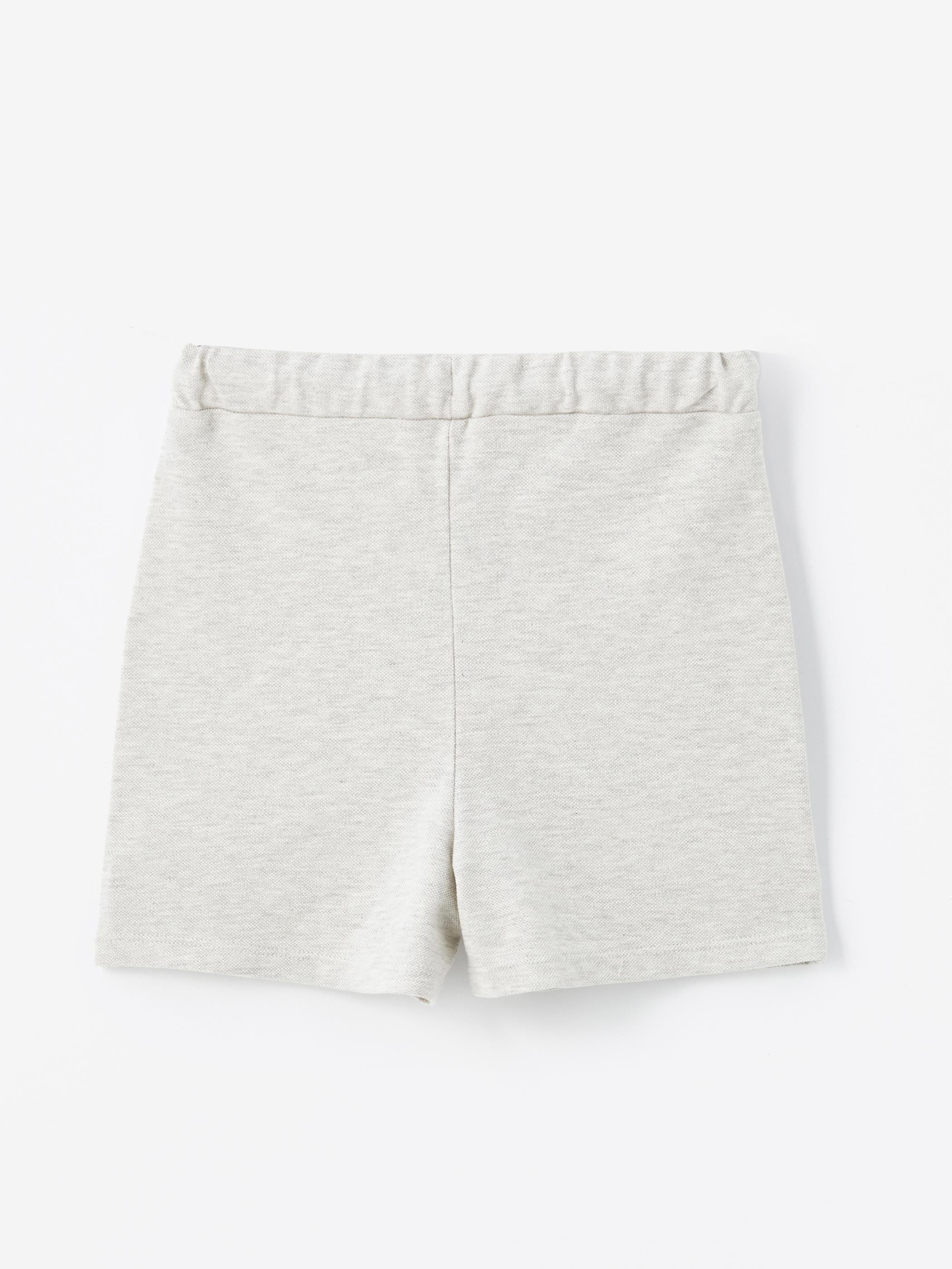 Santos - Örme Baskılı Şort - Gri