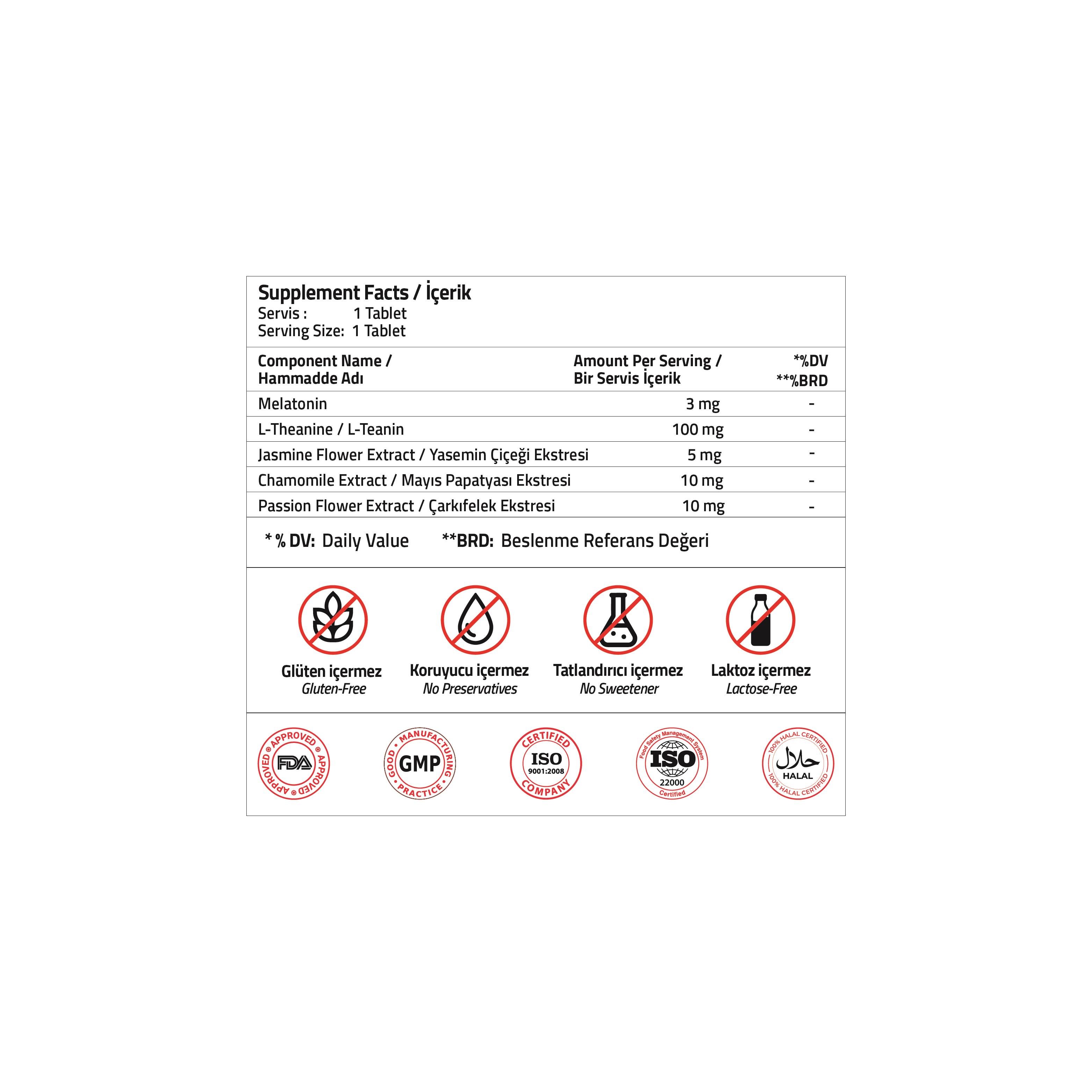 Melatonin 3 Mg 30 Tablet