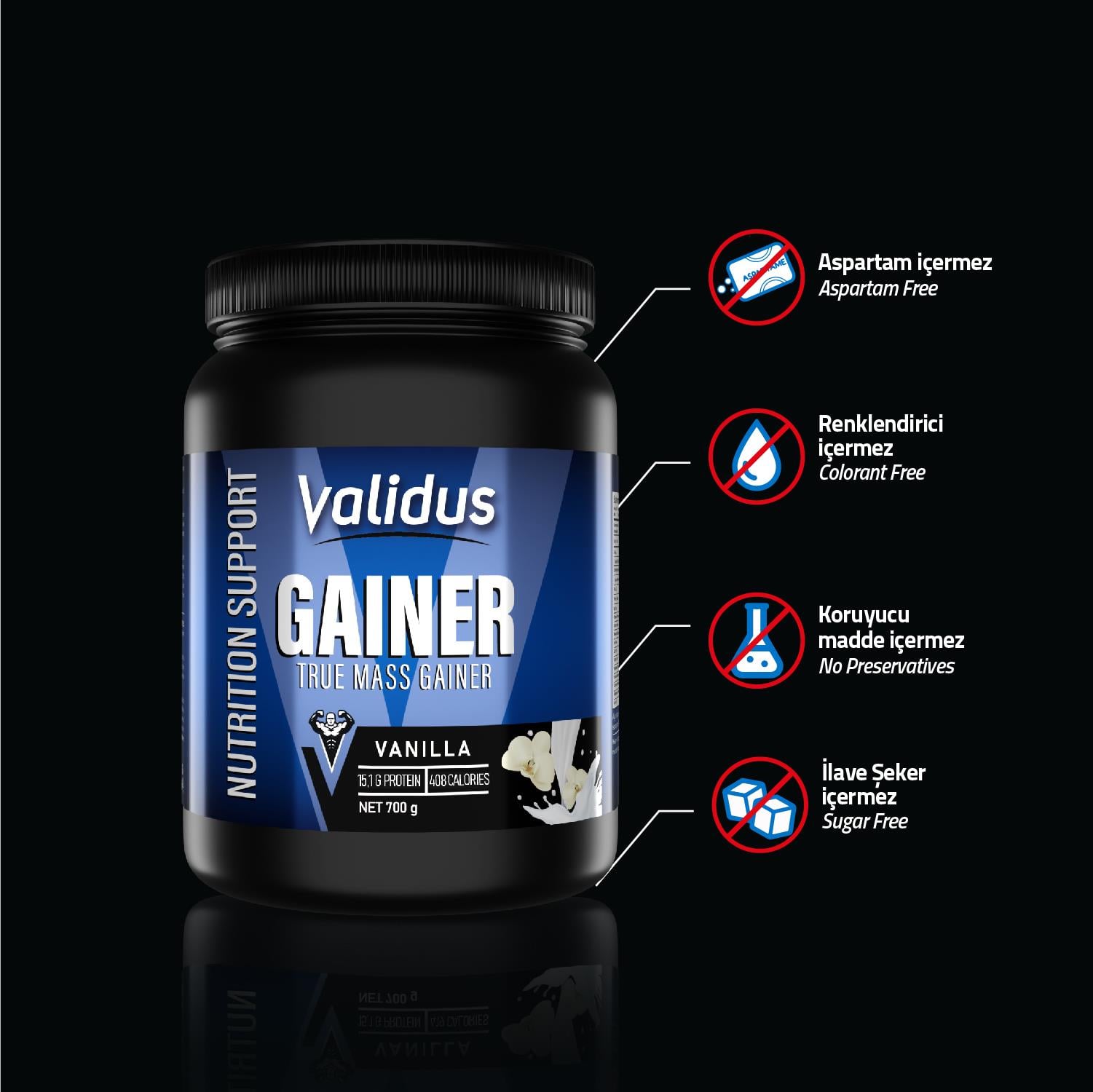 True Mass Gainer 700 Gr Vanilya Aromalı