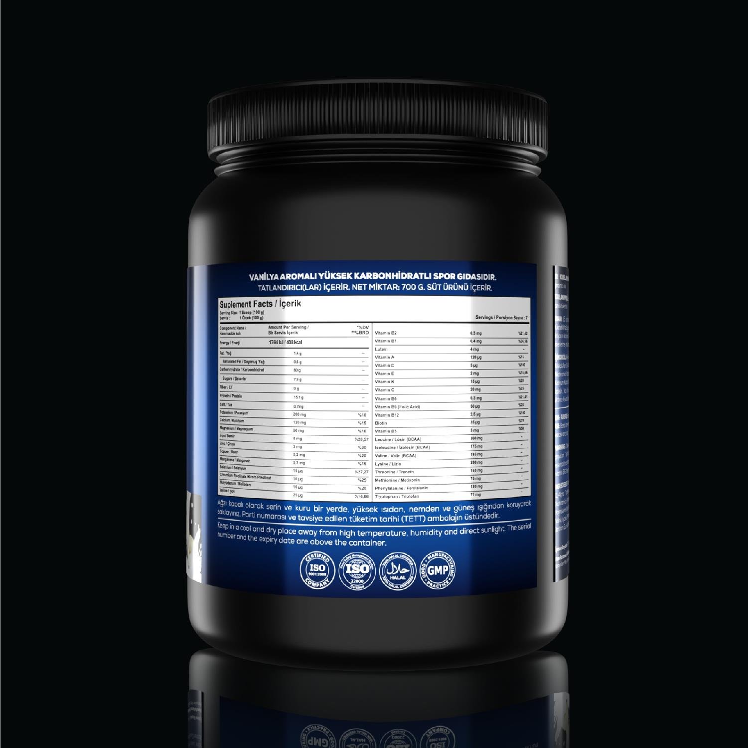 True Mass Gainer 700 Gr Vanilya Aromalı