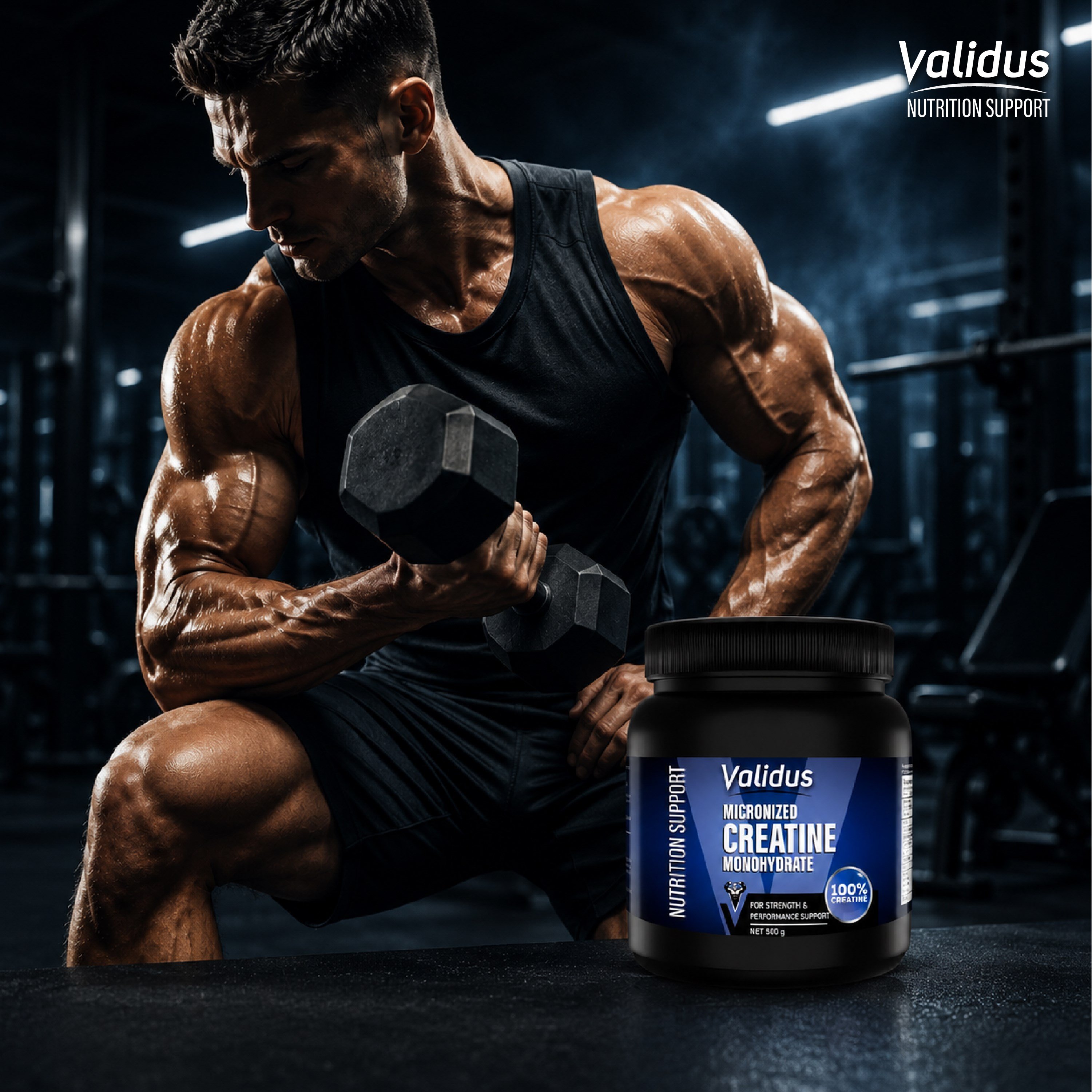 Validus Creatin Monohydrate 500g