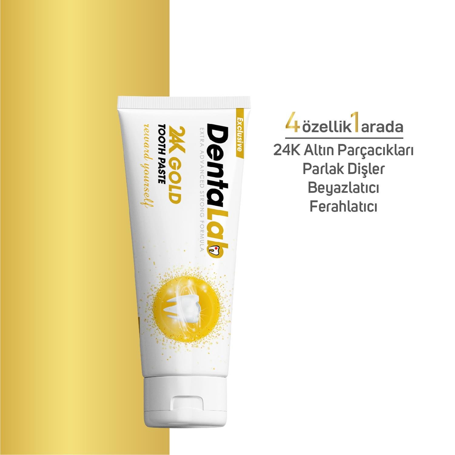 Dentalab 24k Altın Parçacıklar Içeren Diş Macunu 75 G