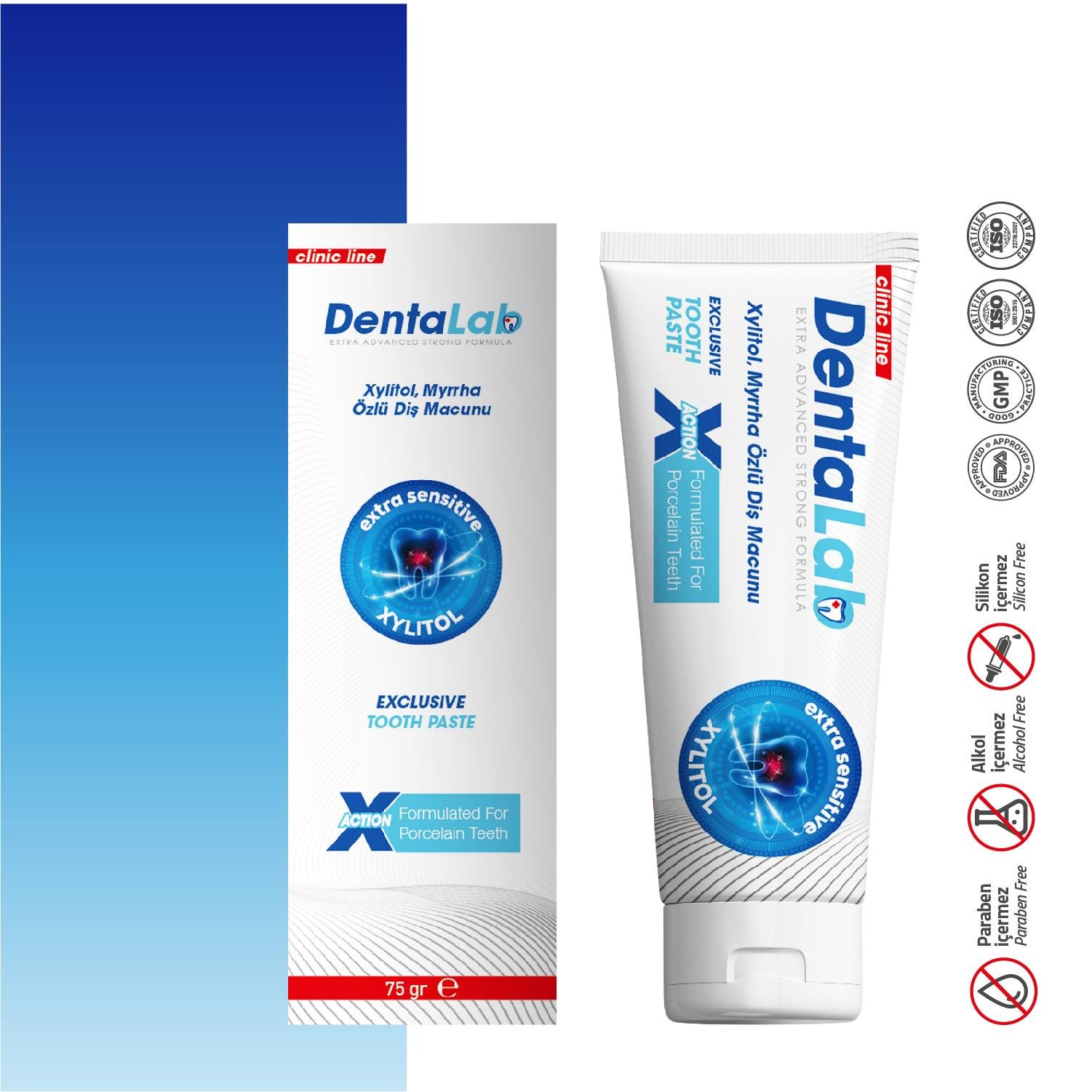 Dentalab Xylitol Myrrha Özlü Diş Macunu 75 G