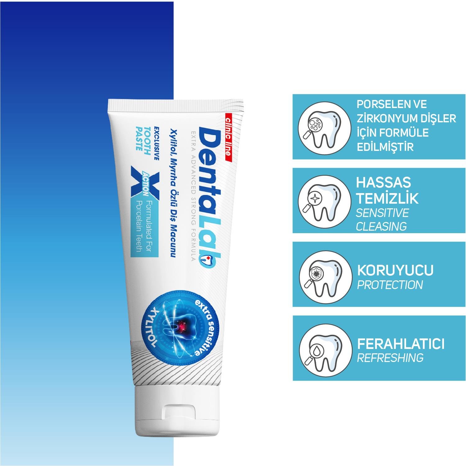 Dentalab Xylitol Myrrha Özlü Diş Macunu 75 G