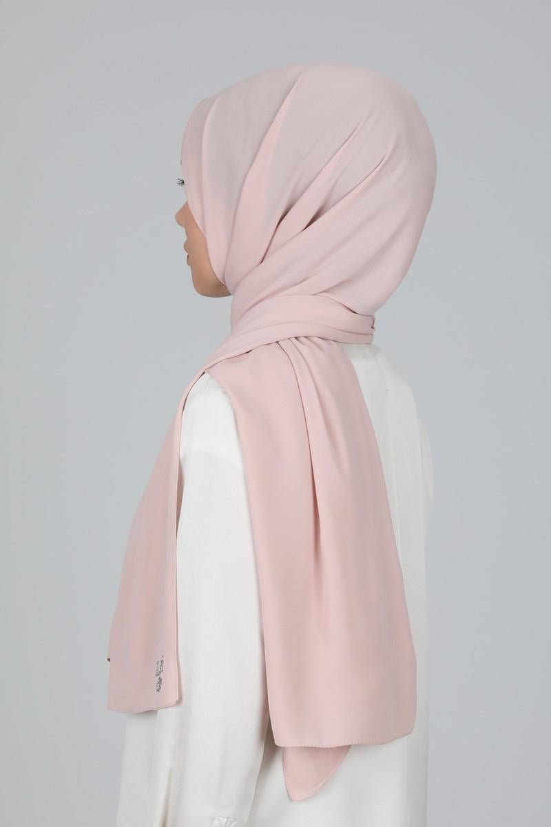 Levidor Açık Pembe Lux Şifon Şal